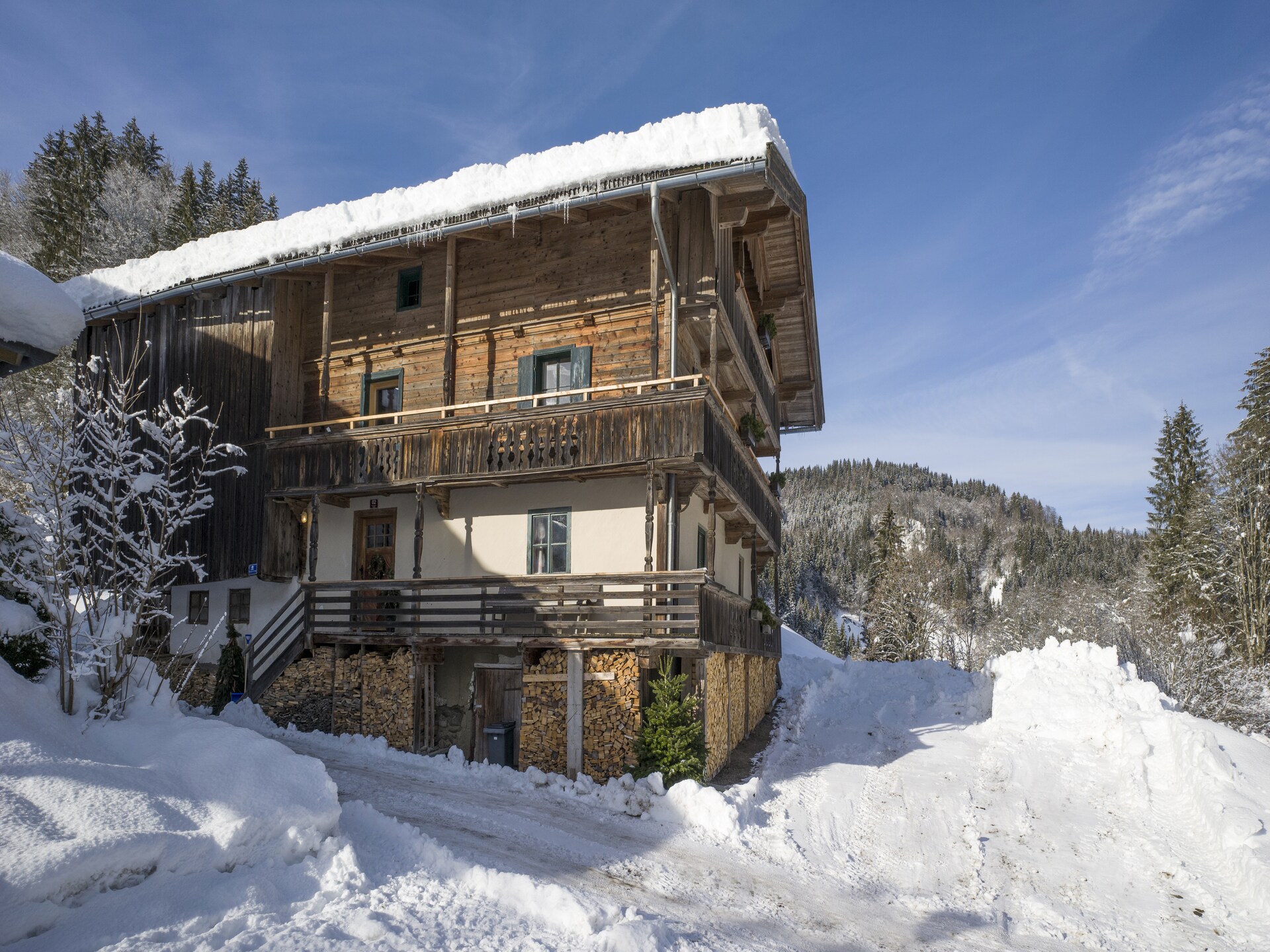 Aan de piste: Ruime boerderij Brummer in Hopfgarten im Brixental - foto 25
