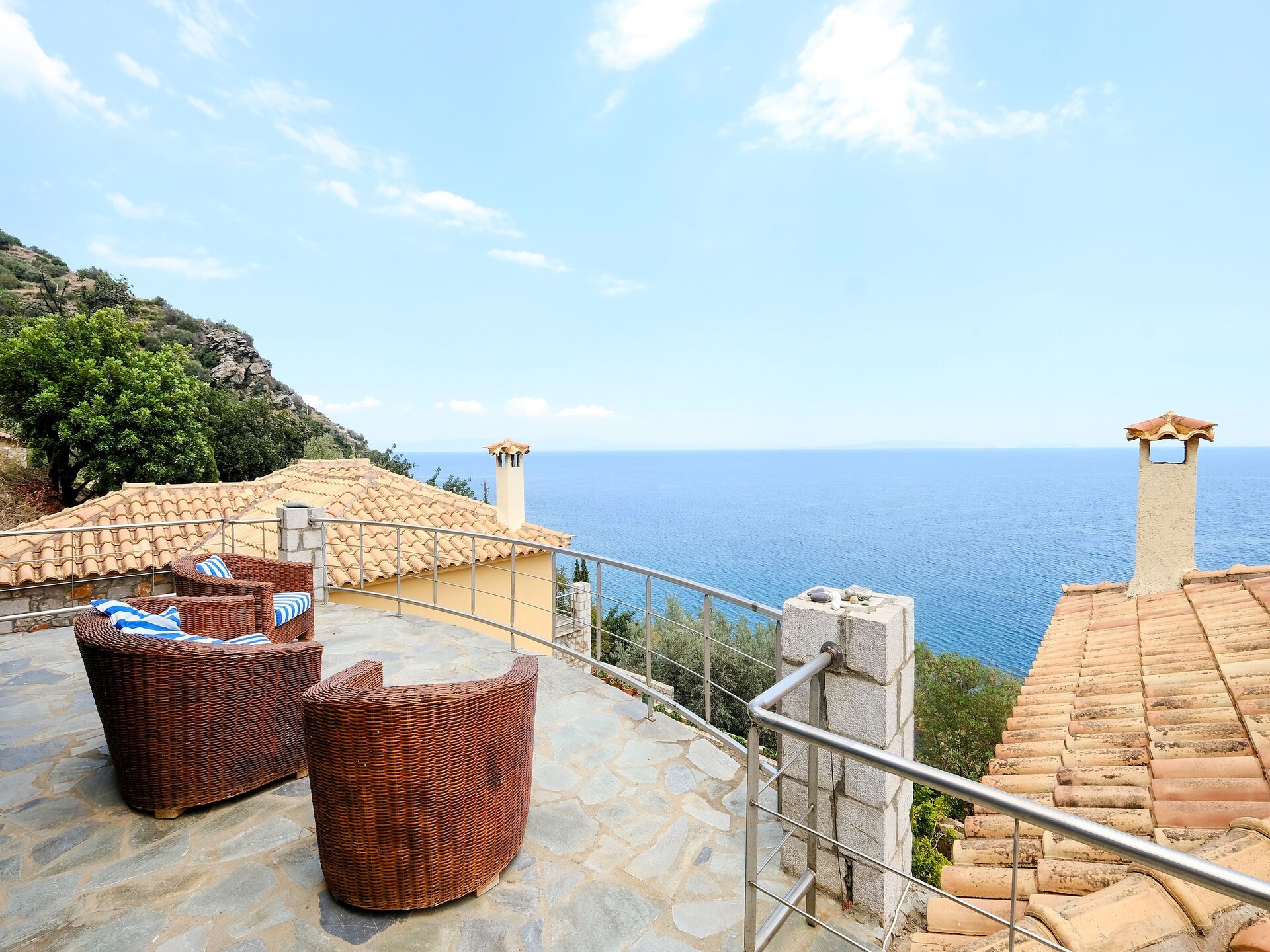 Villa Leonardo Da Vinci: vrijstaand aan de Arcadische kust, 30m van zee - foto 8