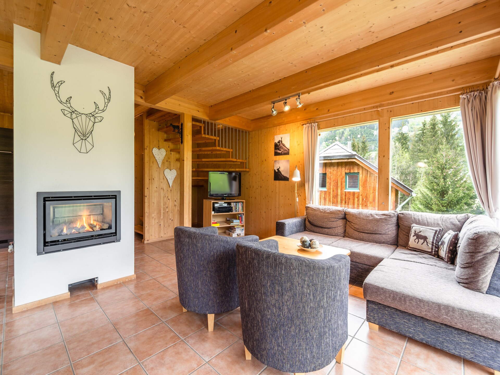 Ruim chalet voor 8 personen aan de piste in St. Georgen ob Murau - foto 11