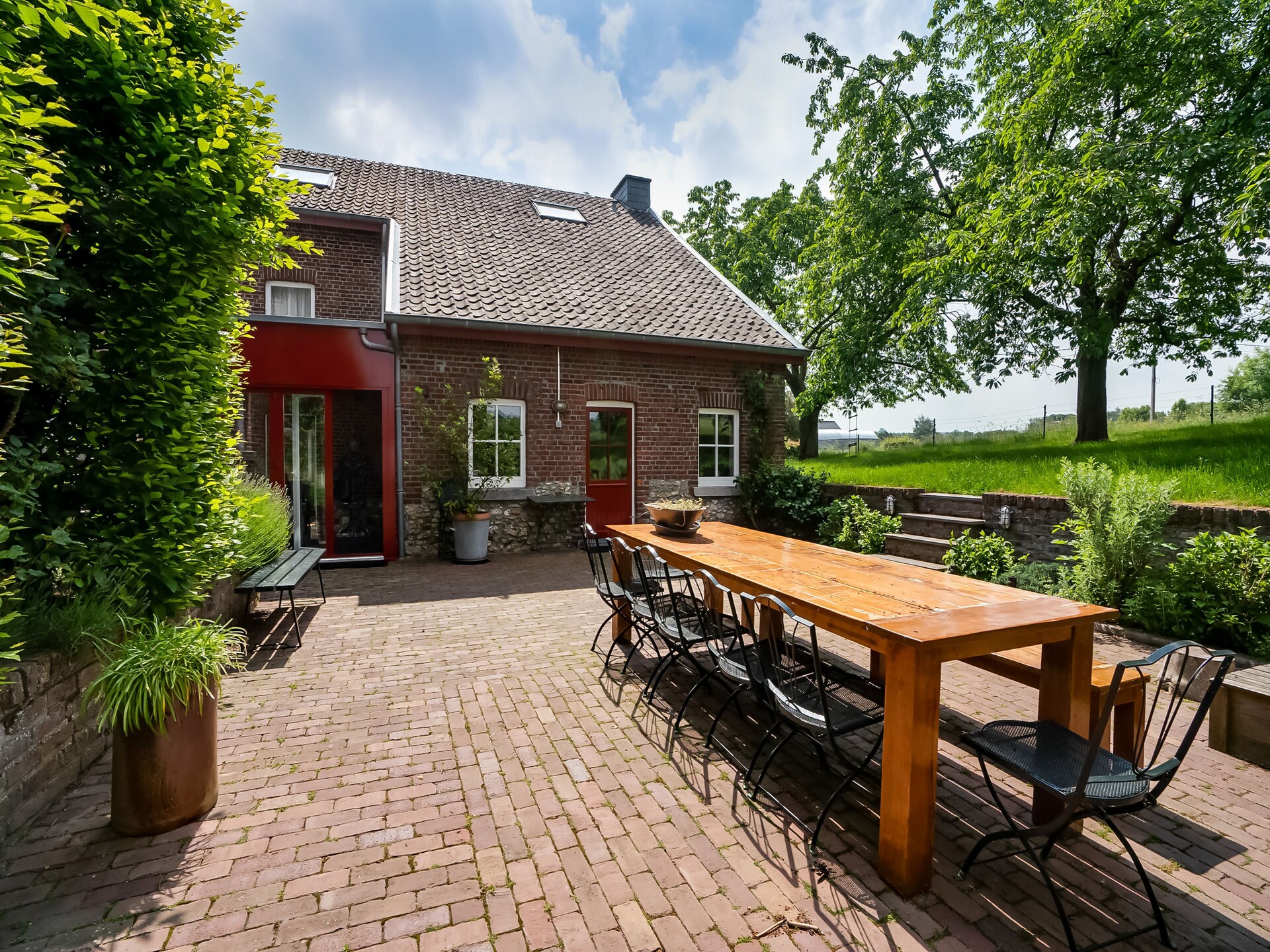 Statig landhuis voor 18 personen in het glooiende Voeren - foto 1