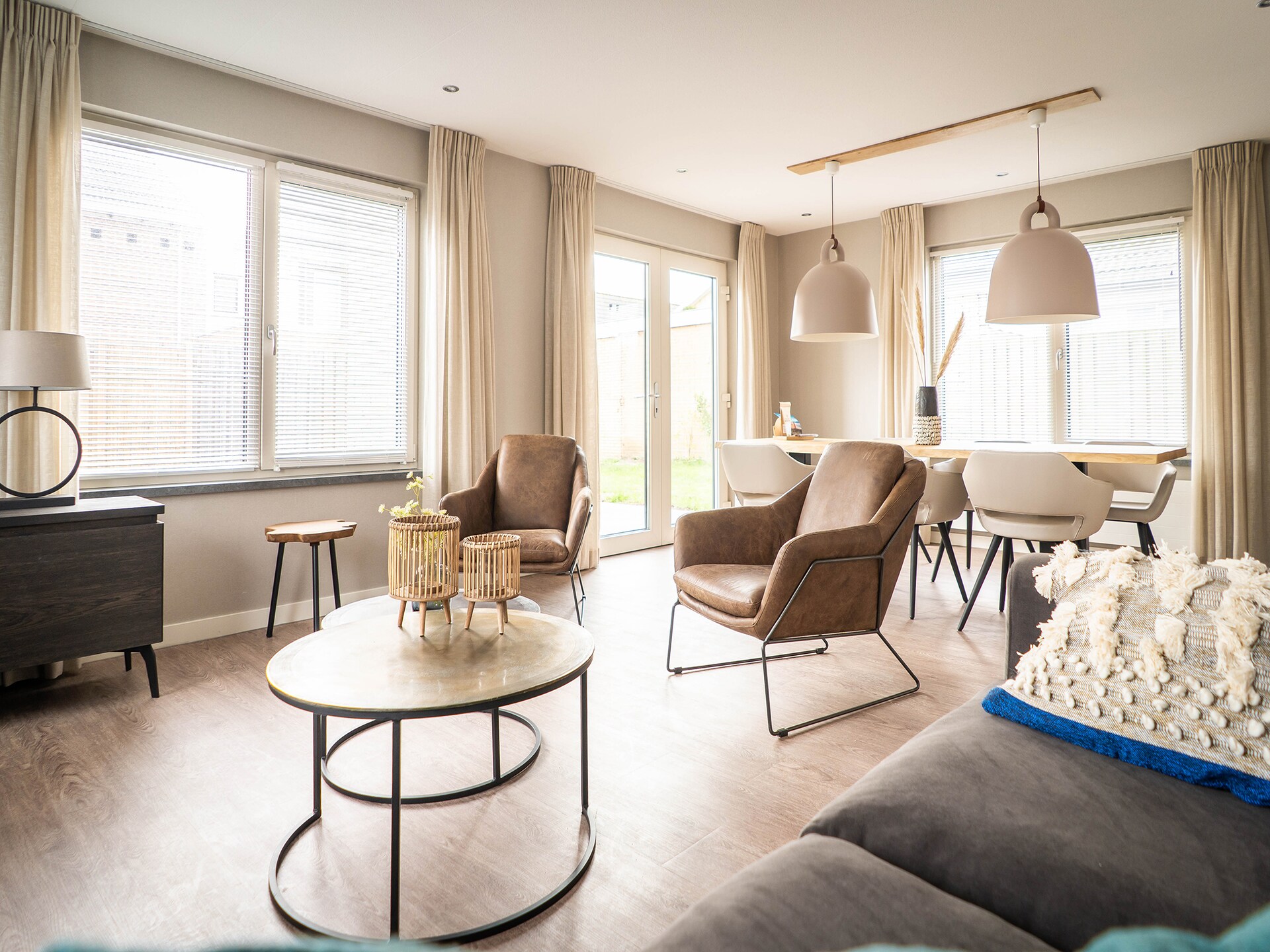 Moderne bosbungalow voor 6 personen op Texel, nabij golfbaan en strand - foto 6