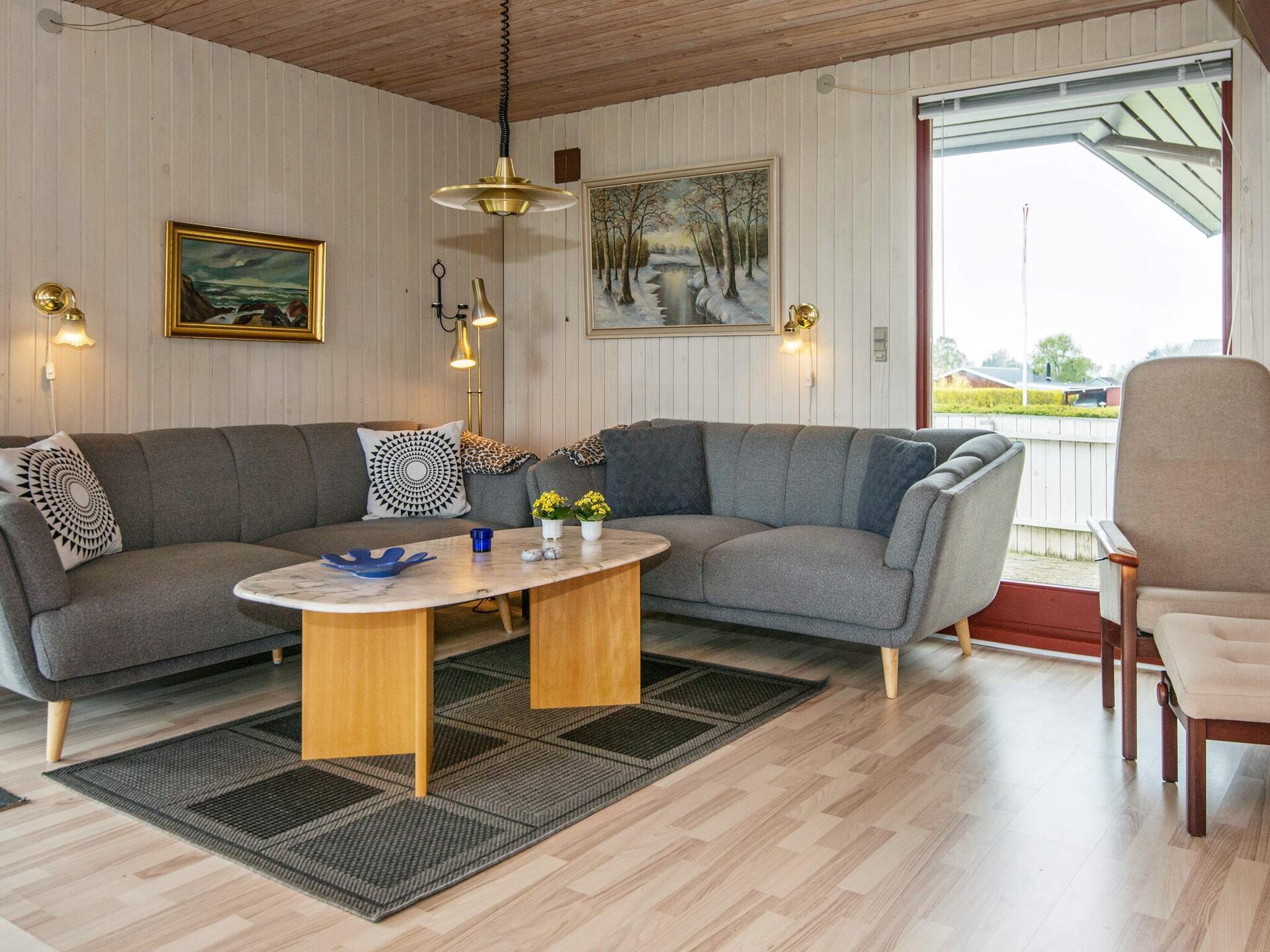 Op 550 m van zee: Licht vakantiehuis in Hejls voor 5 personen - foto 12