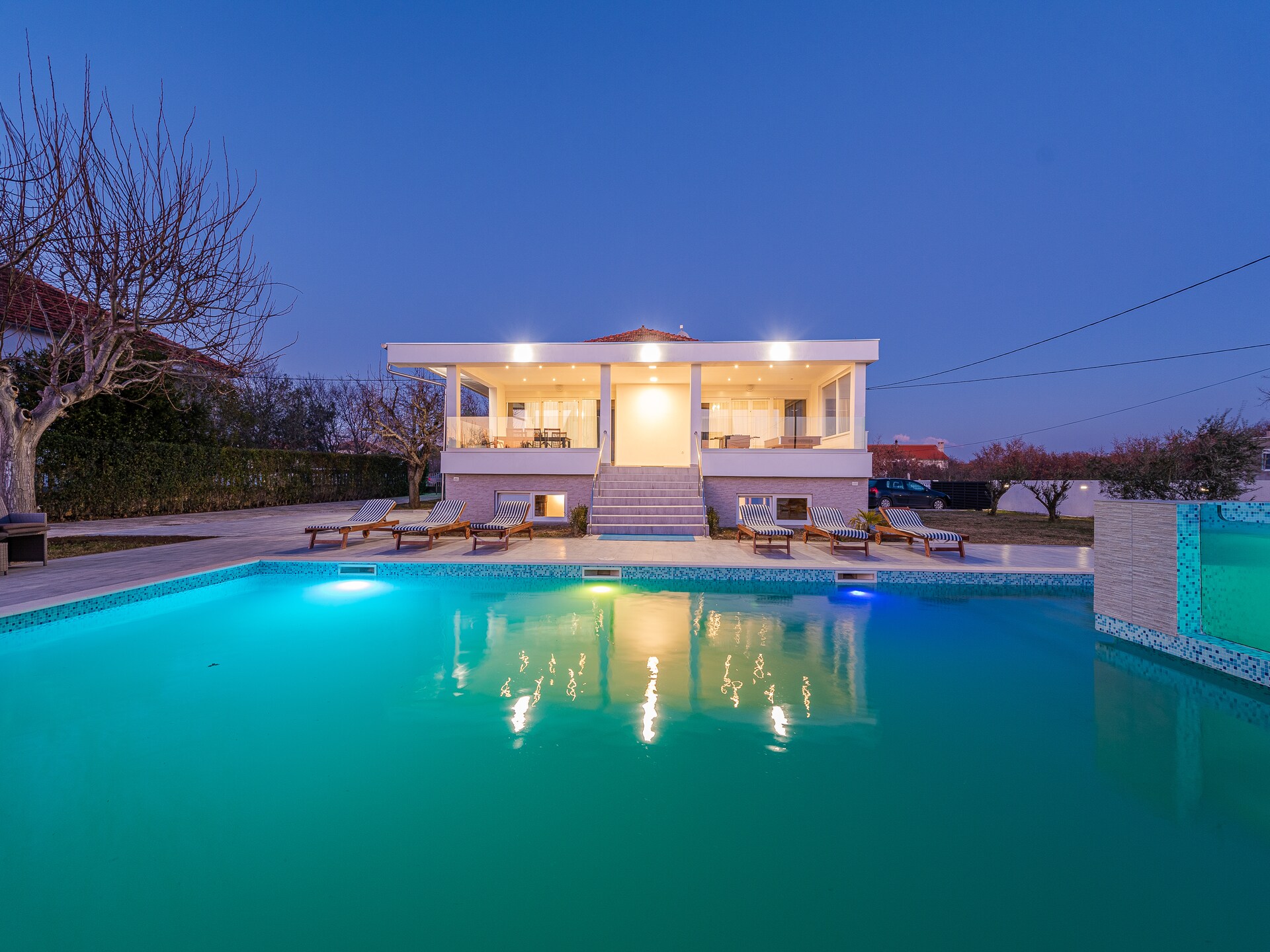 Ruim modern vakantiehuis voor 12 personen met privézwembad in Galovac - foto 22
