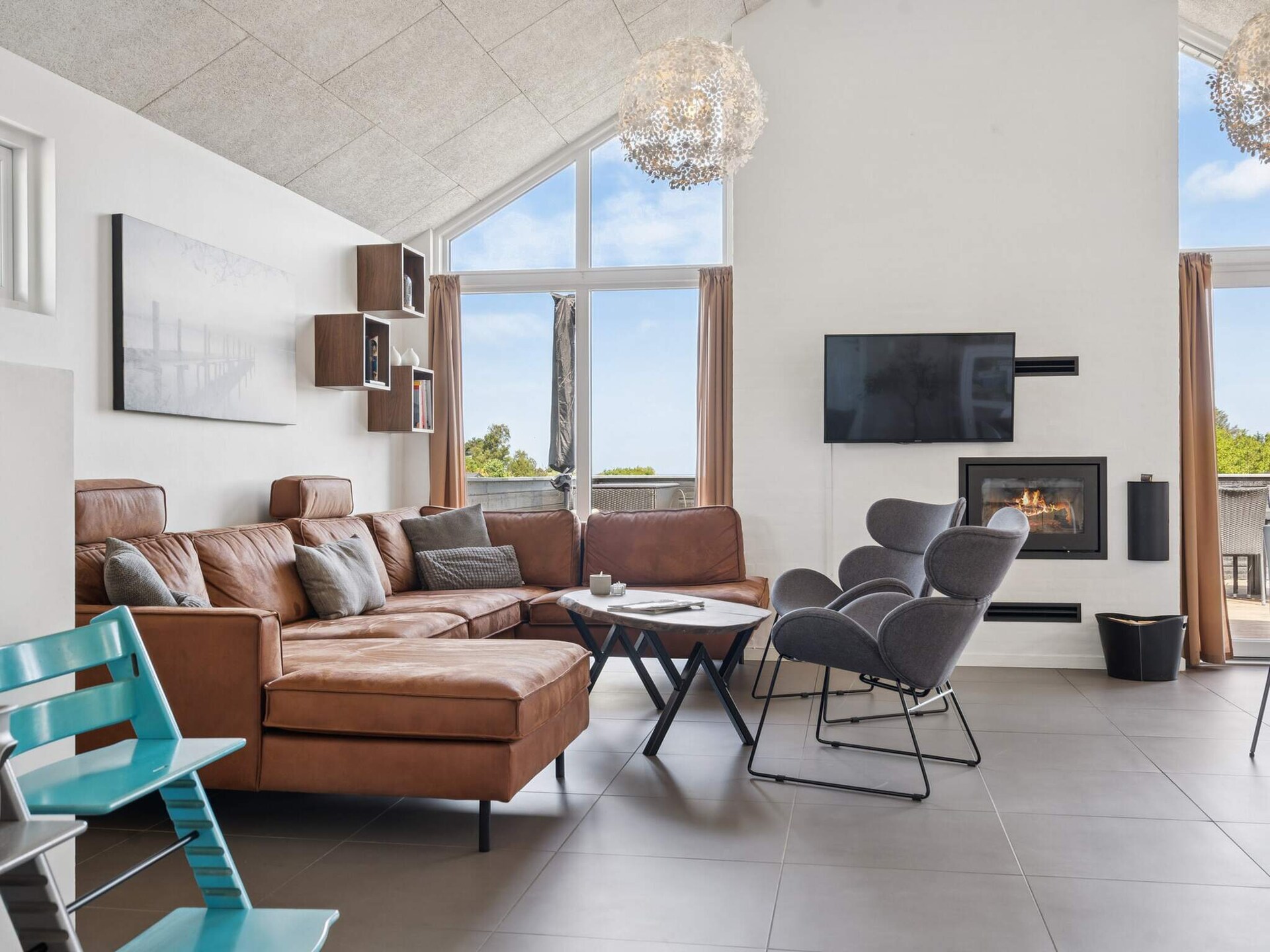 Groots vakantiehuis met zwembad, sauna & zeezicht op 250m van strand - foto 25