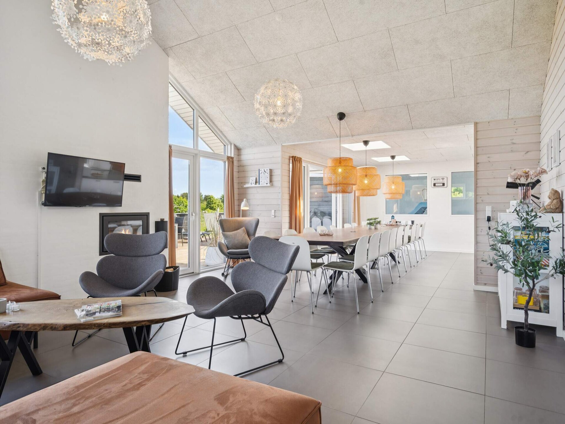 Groots vakantiehuis met zwembad, sauna & zeezicht op 250m van strand - foto 26
