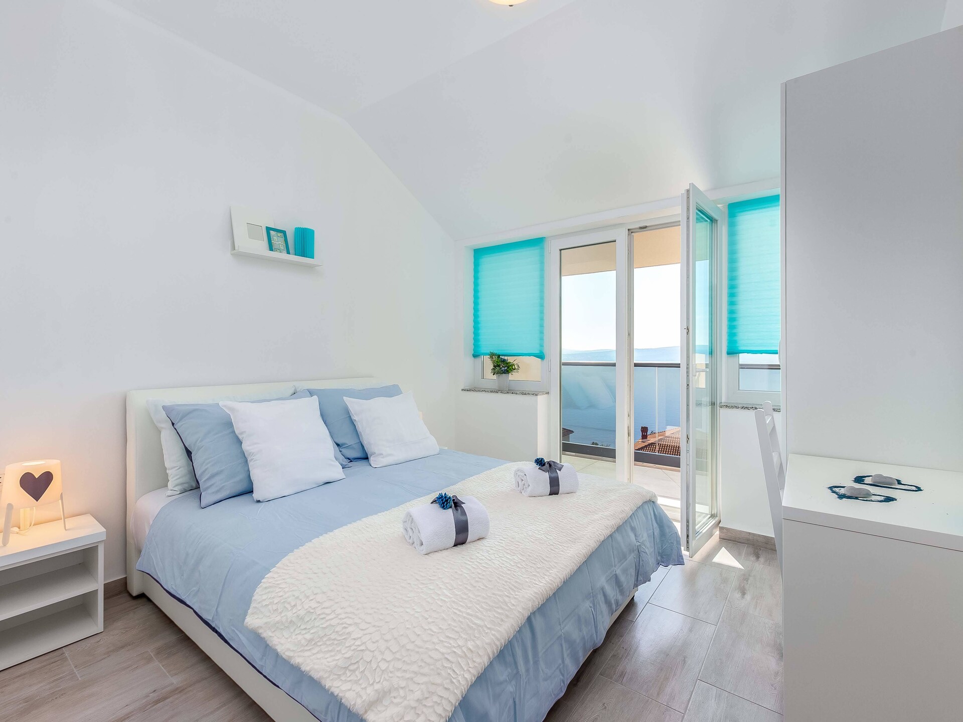 Villa Veronique VVG: Zeezicht & Golf op 90m van Strand in Dramalj - foto 14