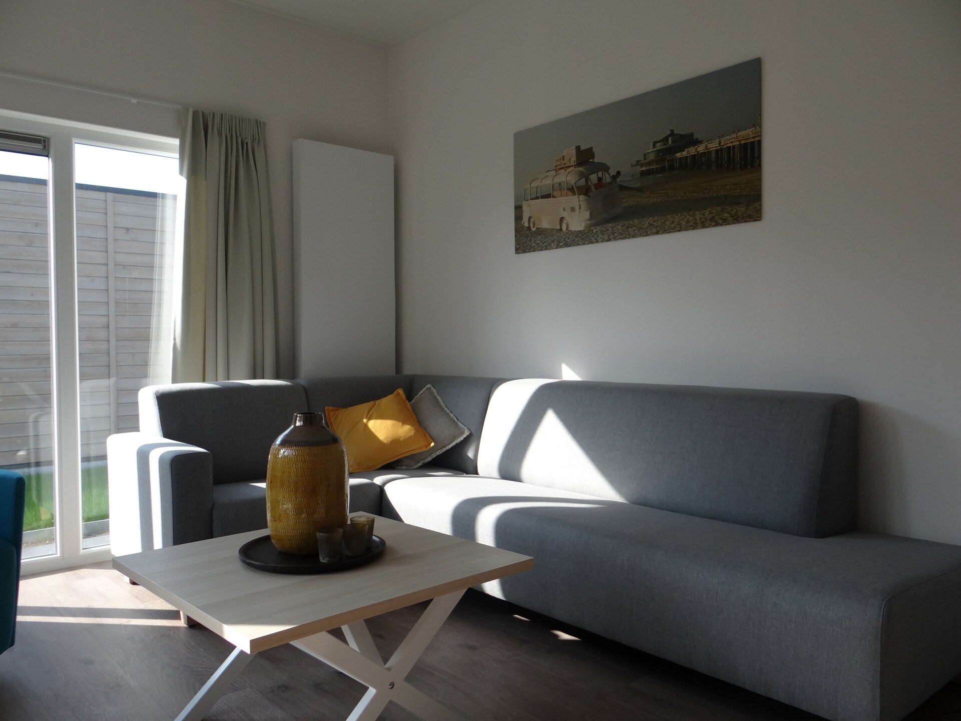 Lichte bungalow voor 4 met tuin en wifi, vlakbij strand Bredene - foto 2