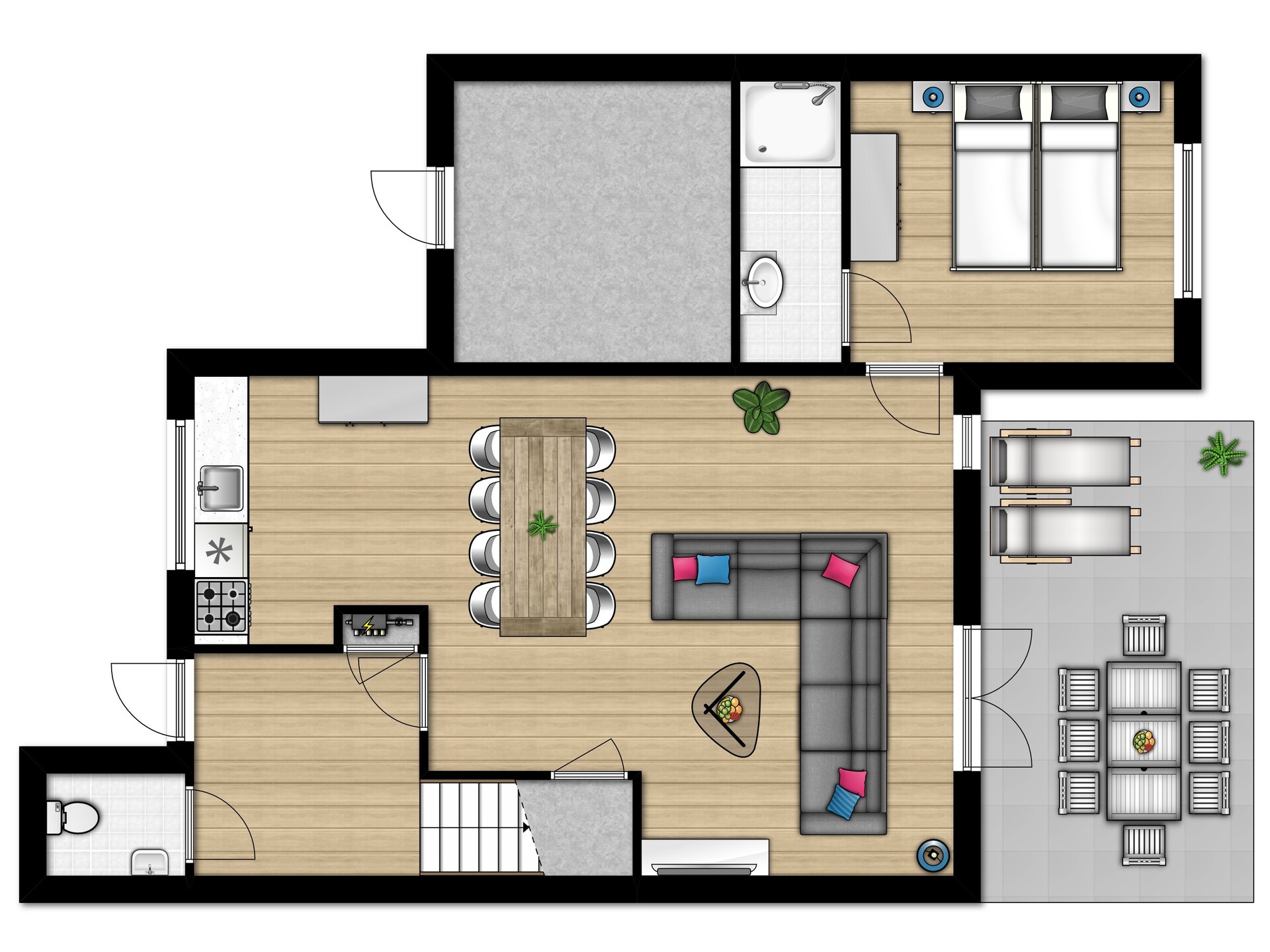 Stijlvol familiehuis aan zee in Breskens | Vakantiepark Zeebad 9 - foto 10