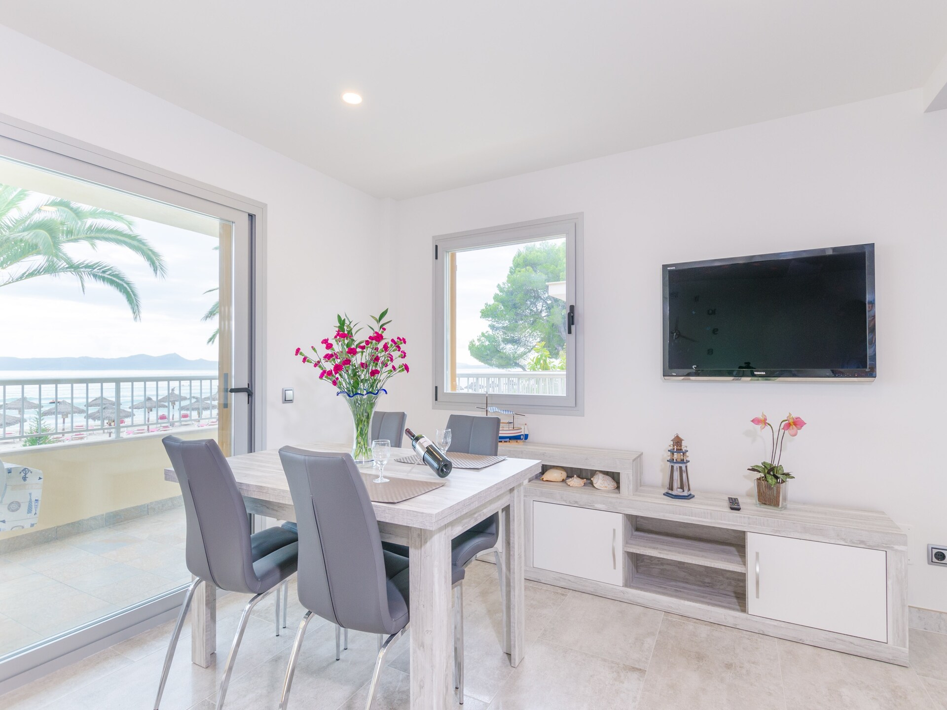 Appartement Bon Estar: Zeezicht & strand op 100m in Port d'Alcúdia - foto 12