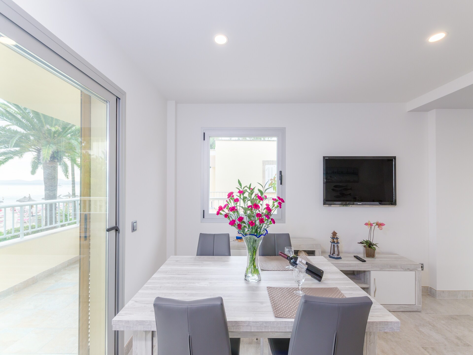 Appartement Bon Estar: Zeezicht & strand op 100m in Port d'Alcúdia - foto 2