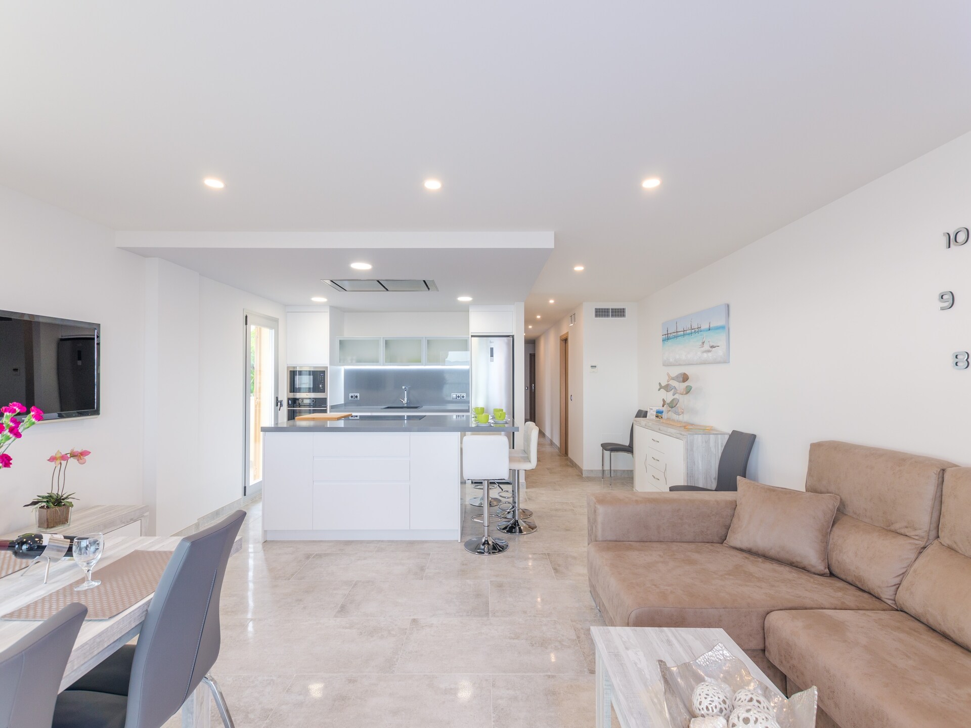 Appartement Bon Estar: Zeezicht & strand op 100m in Port d'Alcúdia - foto 1