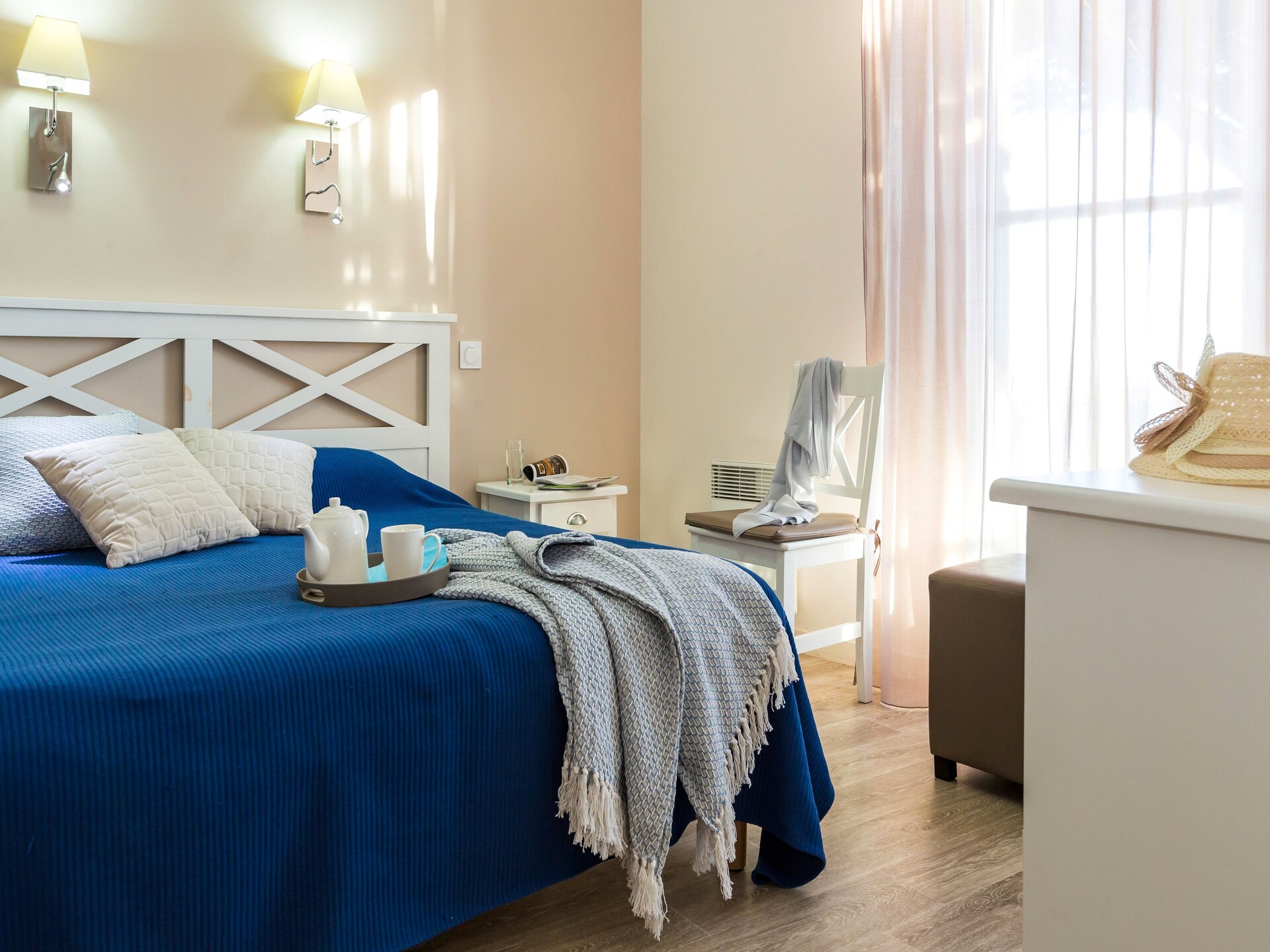 Licht appartement met terras en zwembad in Pornichet - foto 13