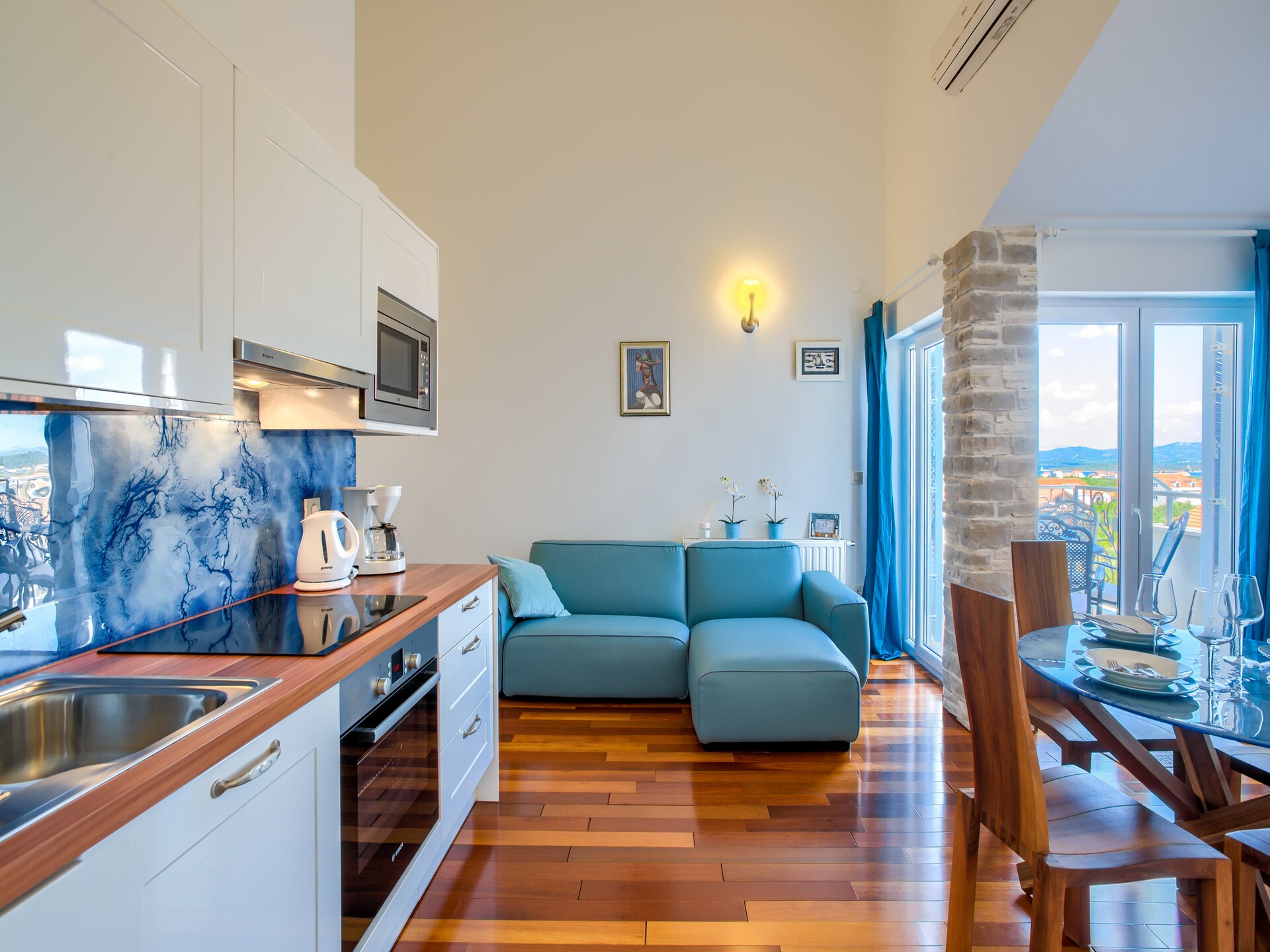 Modern appartement met zwembad en zeezicht op Murter - foto 8