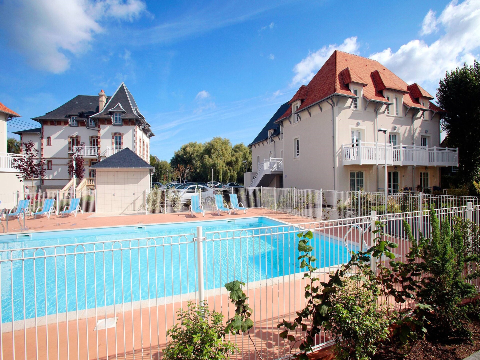 Duplex voor 6 personen met zwembad en balkon, op loopafstand van het strand in Cabourg - foto 13