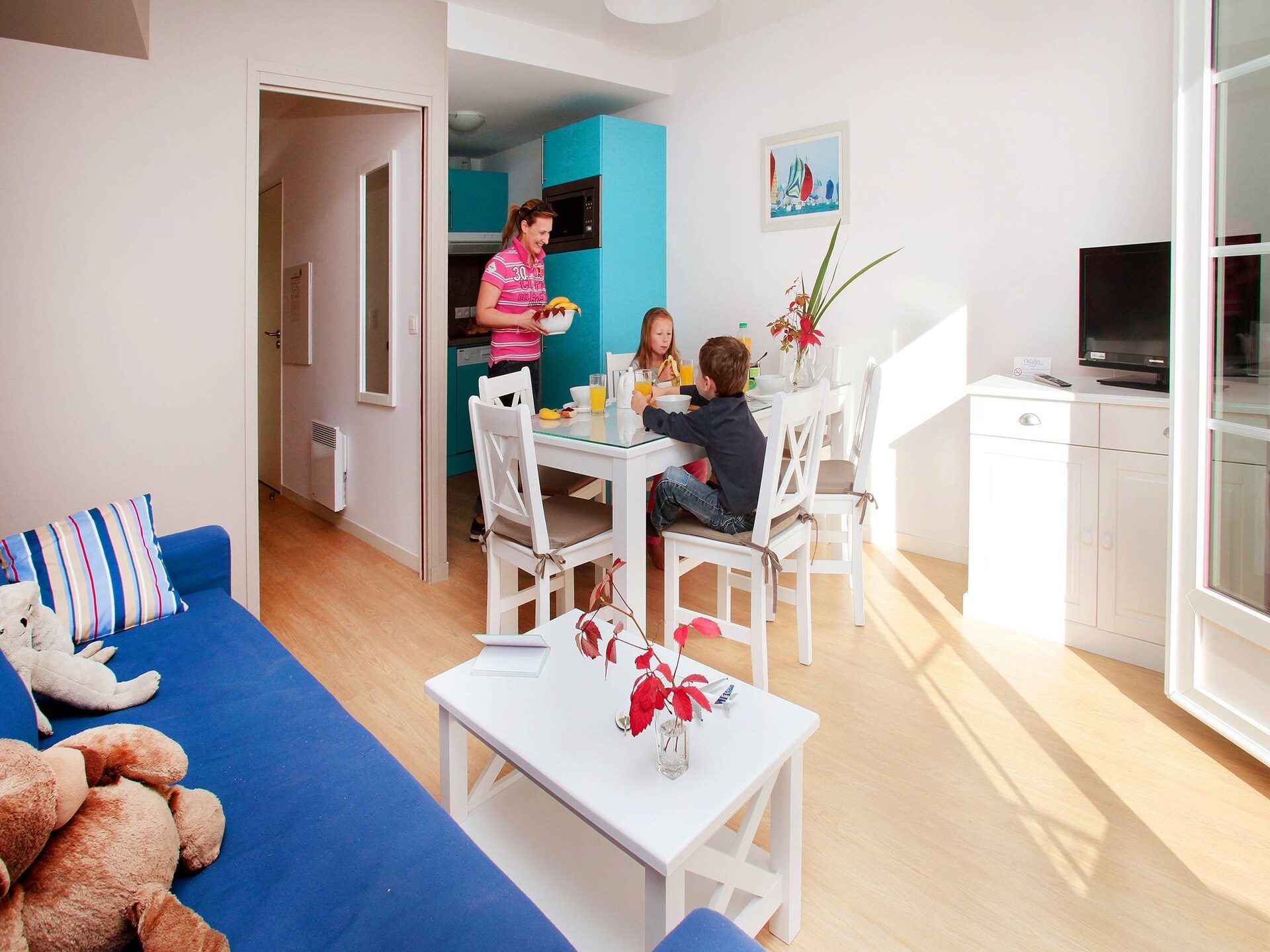 Duplex voor 6 personen met zwembad en balkon, op loopafstand van het strand in Cabourg - foto 9