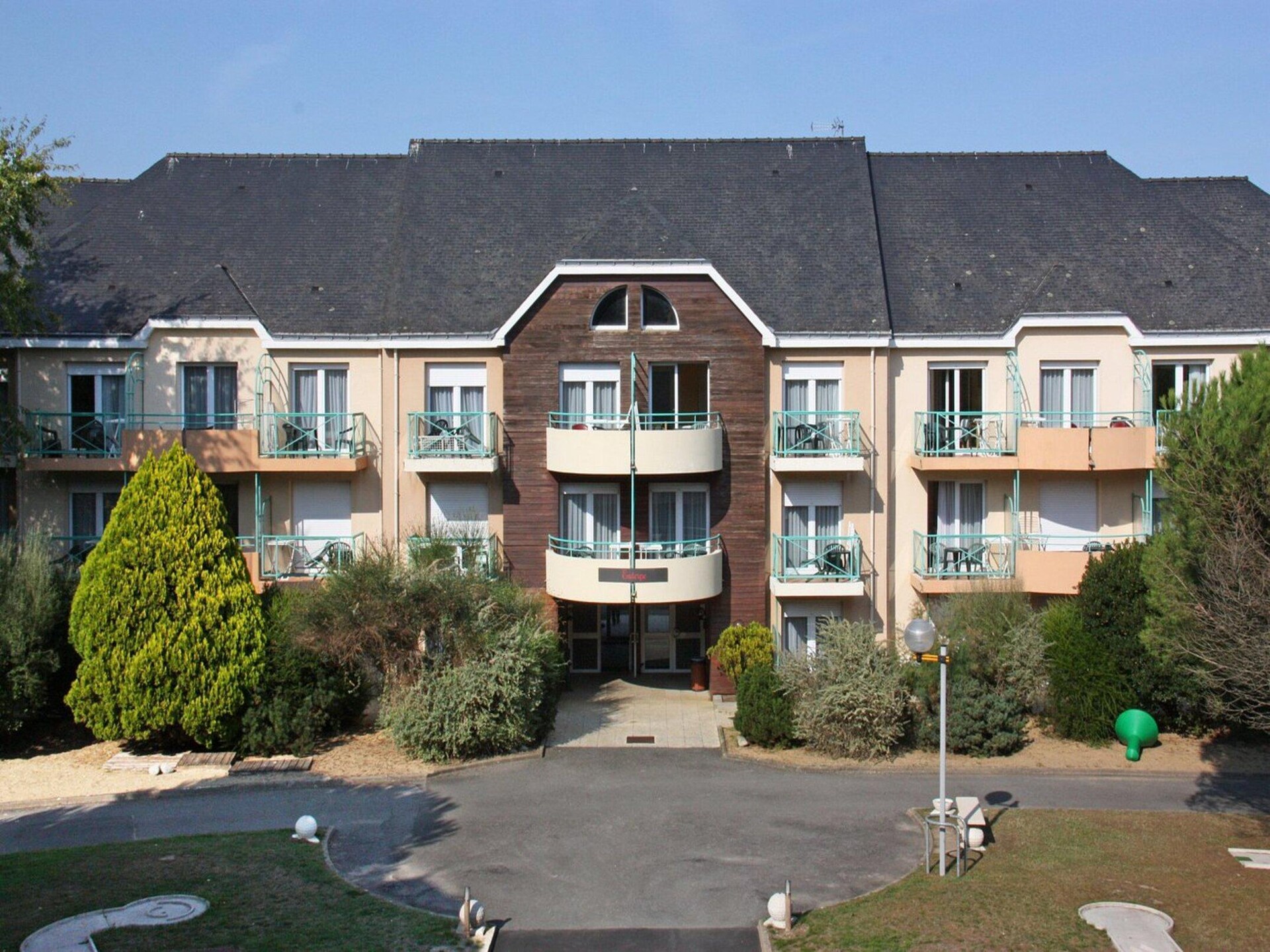 Duplex voor 6 personen met zwembad en balkon, op loopafstand van het strand in Cabourg - foto 17