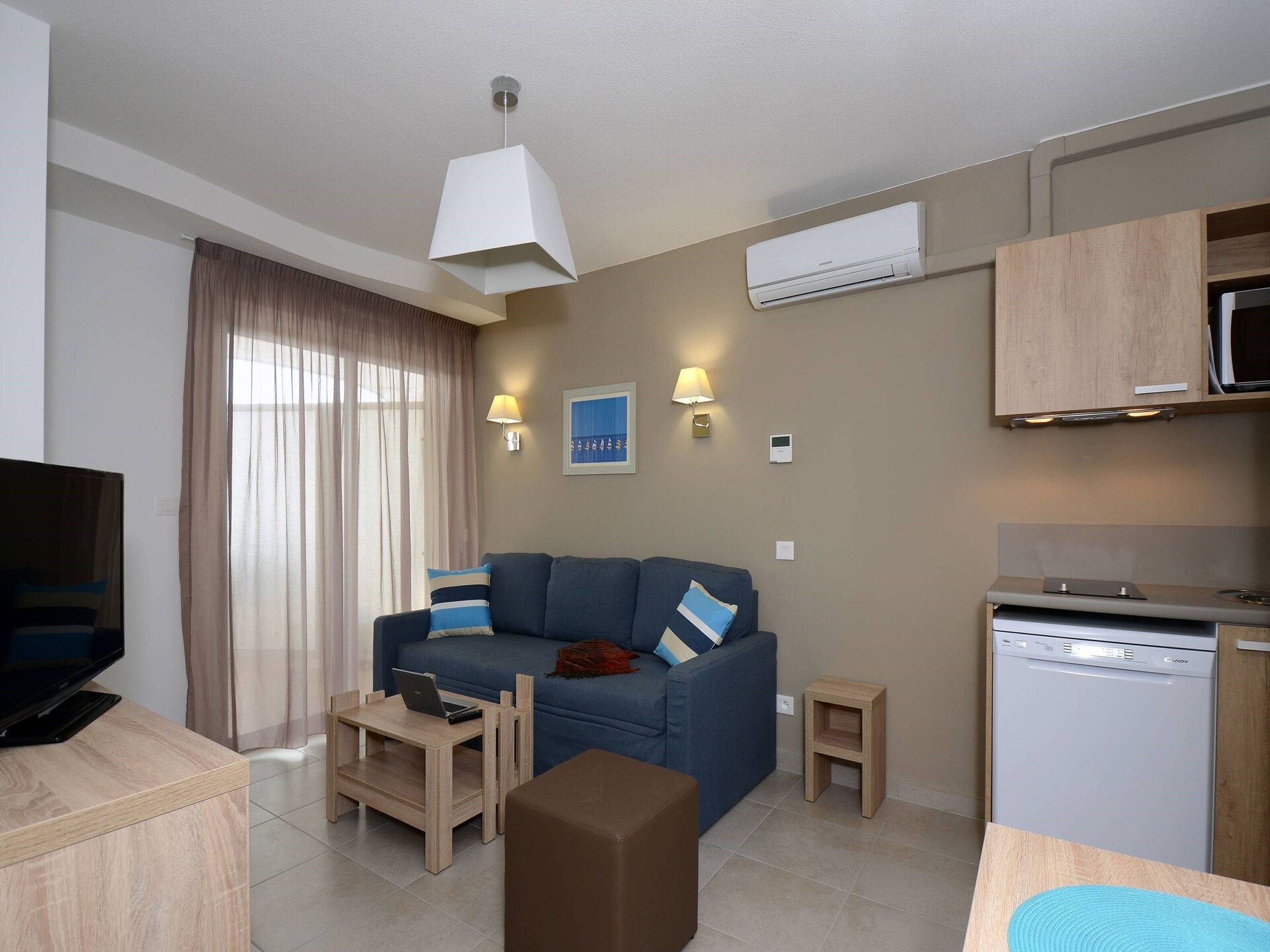 Ruim appartement voor 7 personen in Le Barcares - foto 2