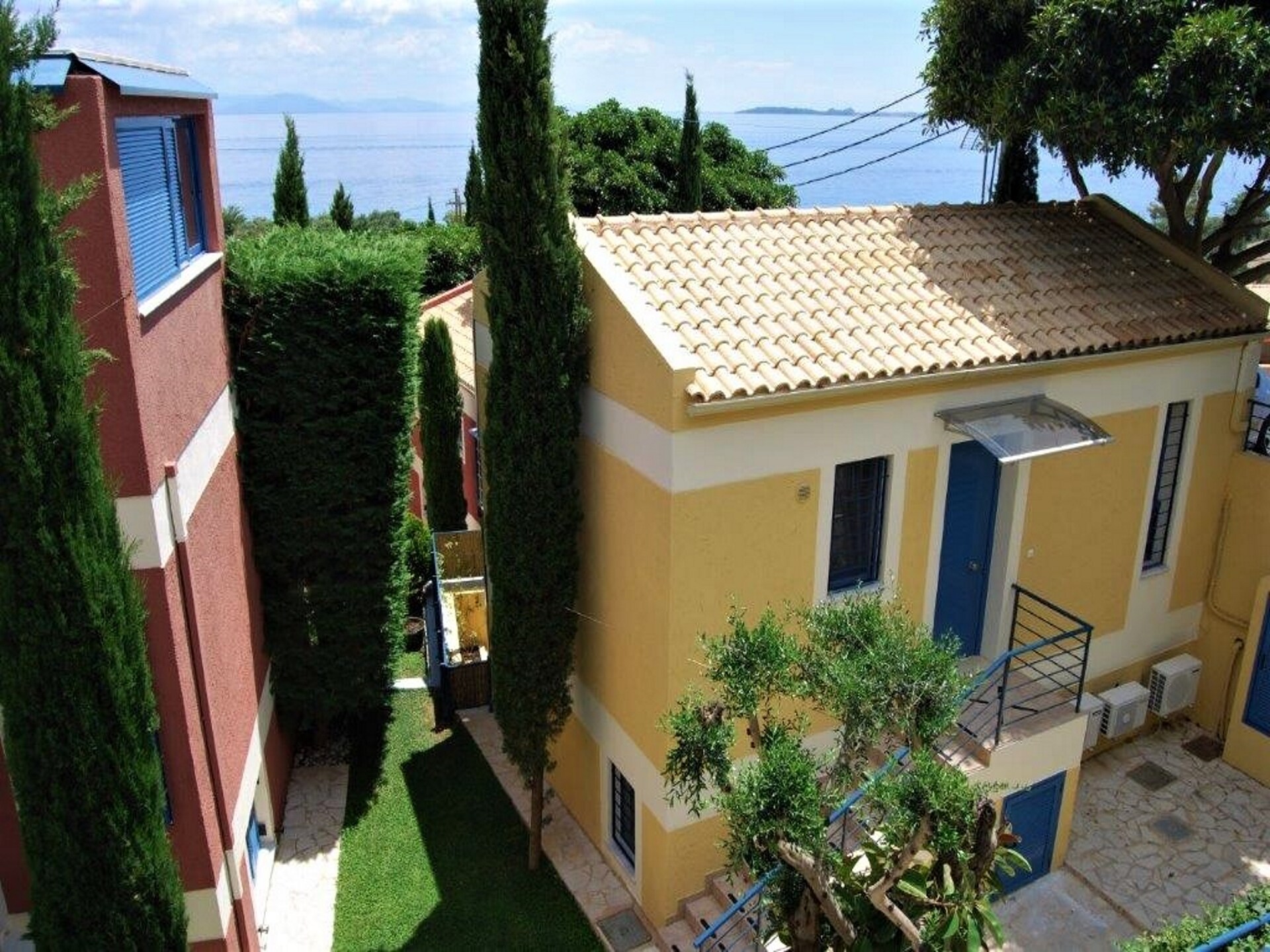 Bohemia Beach House: Direct aan zee op Corfu met gedeeld zwembad - foto 5