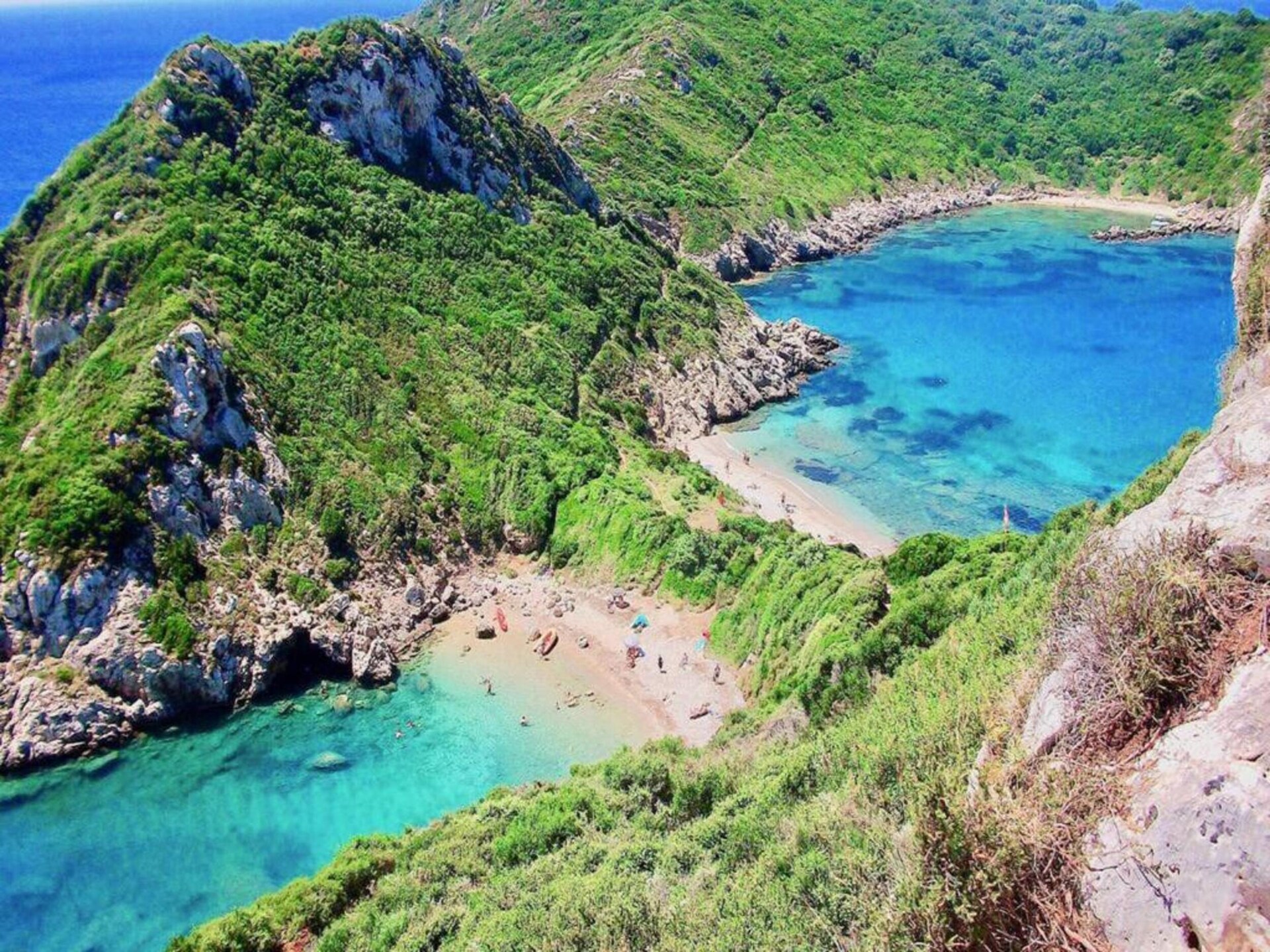 Bohemia Beach House: Direct aan zee op Corfu met gedeeld zwembad - foto 27