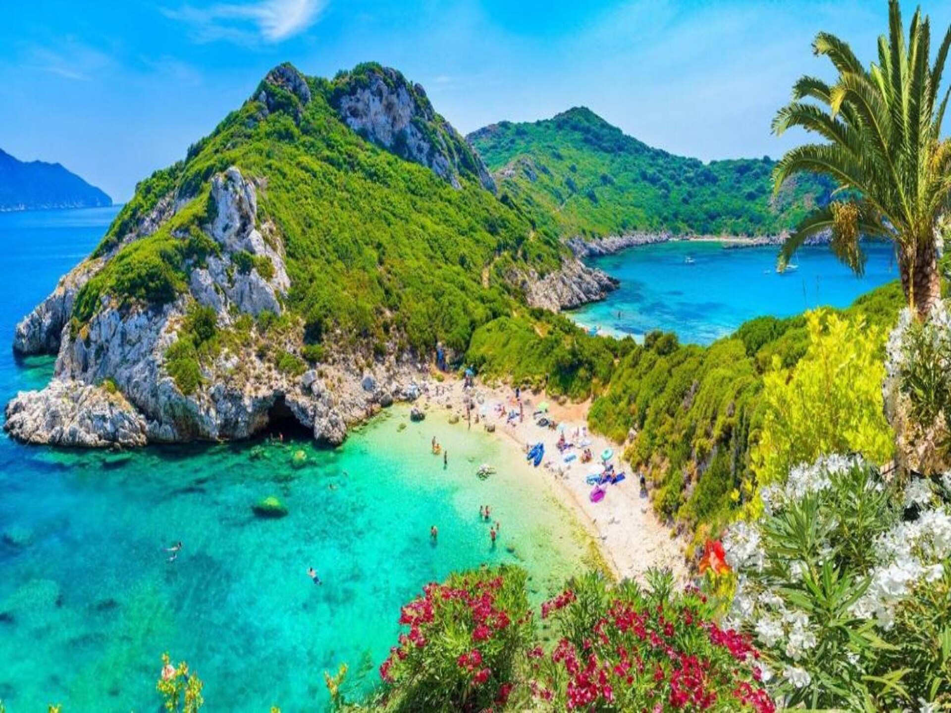 Bohemia Beach House: Direct aan zee op Corfu met gedeeld zwembad - foto 32