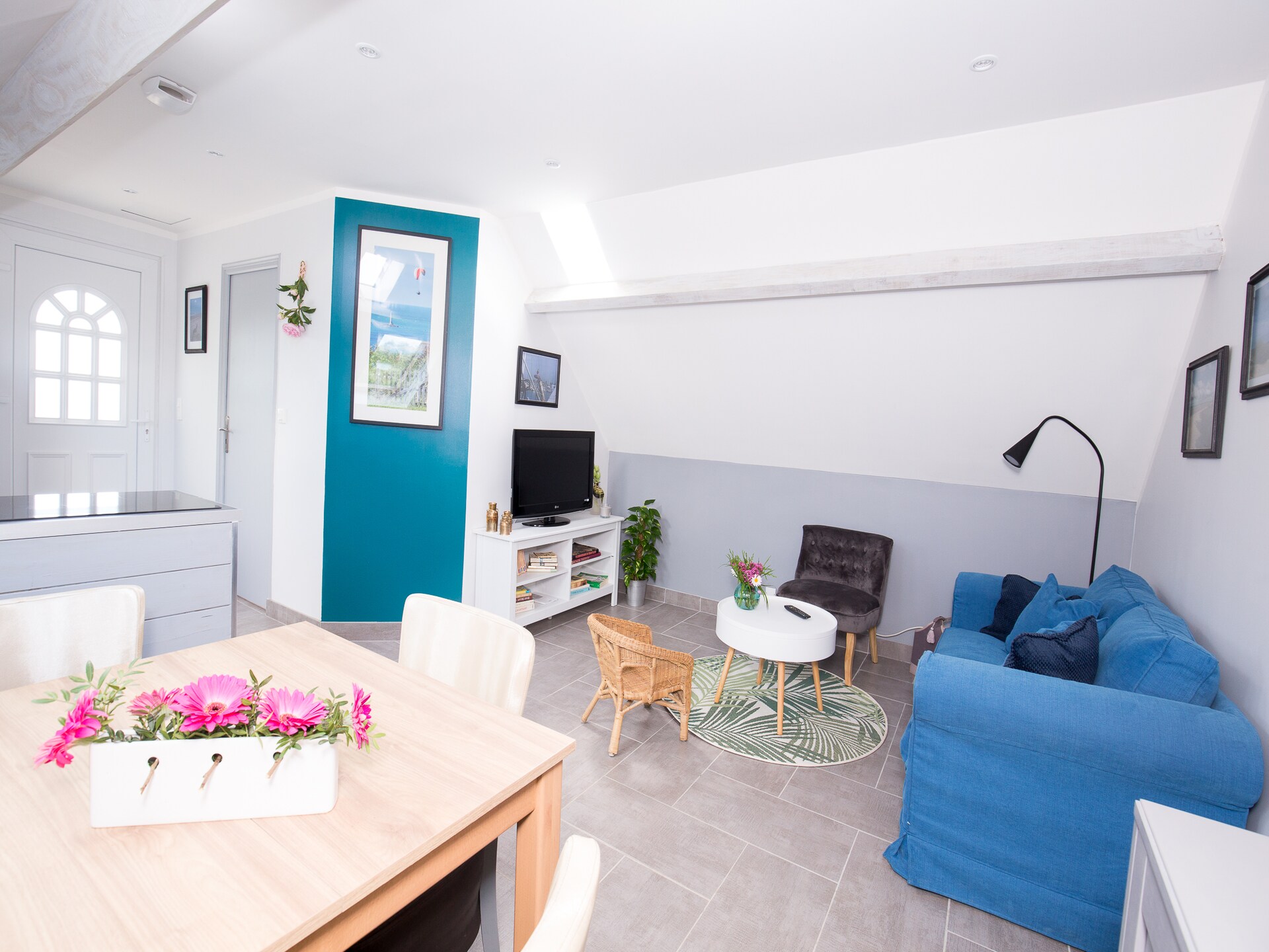 Modern vakantiehuis in Quinéville met panoramisch zeezicht, tuin & bbq - foto 13