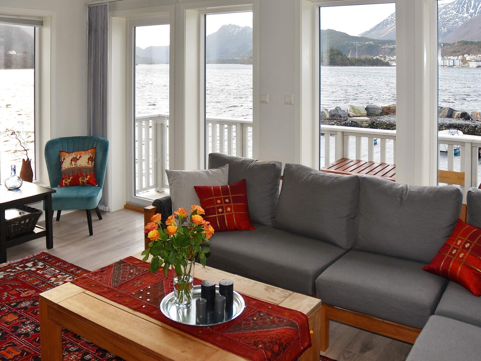Authentiek Noors vakantiehuis in Rorbu-stijl met panoramisch uitzicht op zee - foto 9