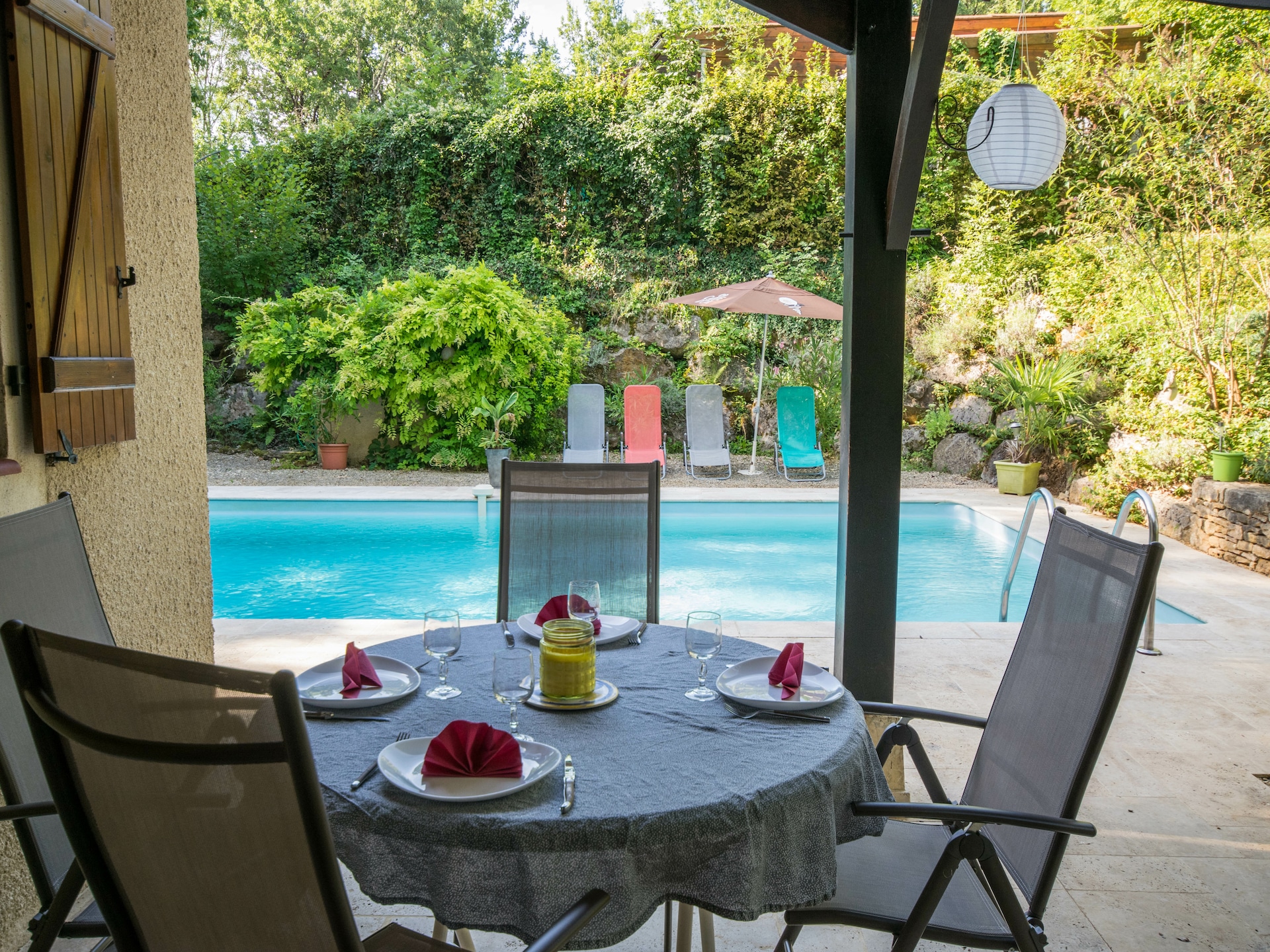 Le Club des cinq: Vrijstaand vakantiehuis met privézwembad aan de golfbaan - foto 15