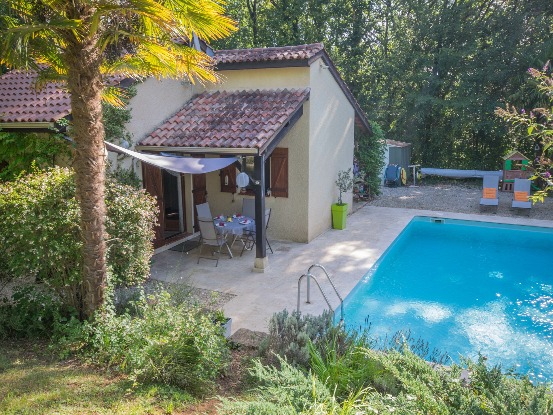 Le Club des cinq: Vrijstaand vakantiehuis met privézwembad aan de golfbaan - foto 7