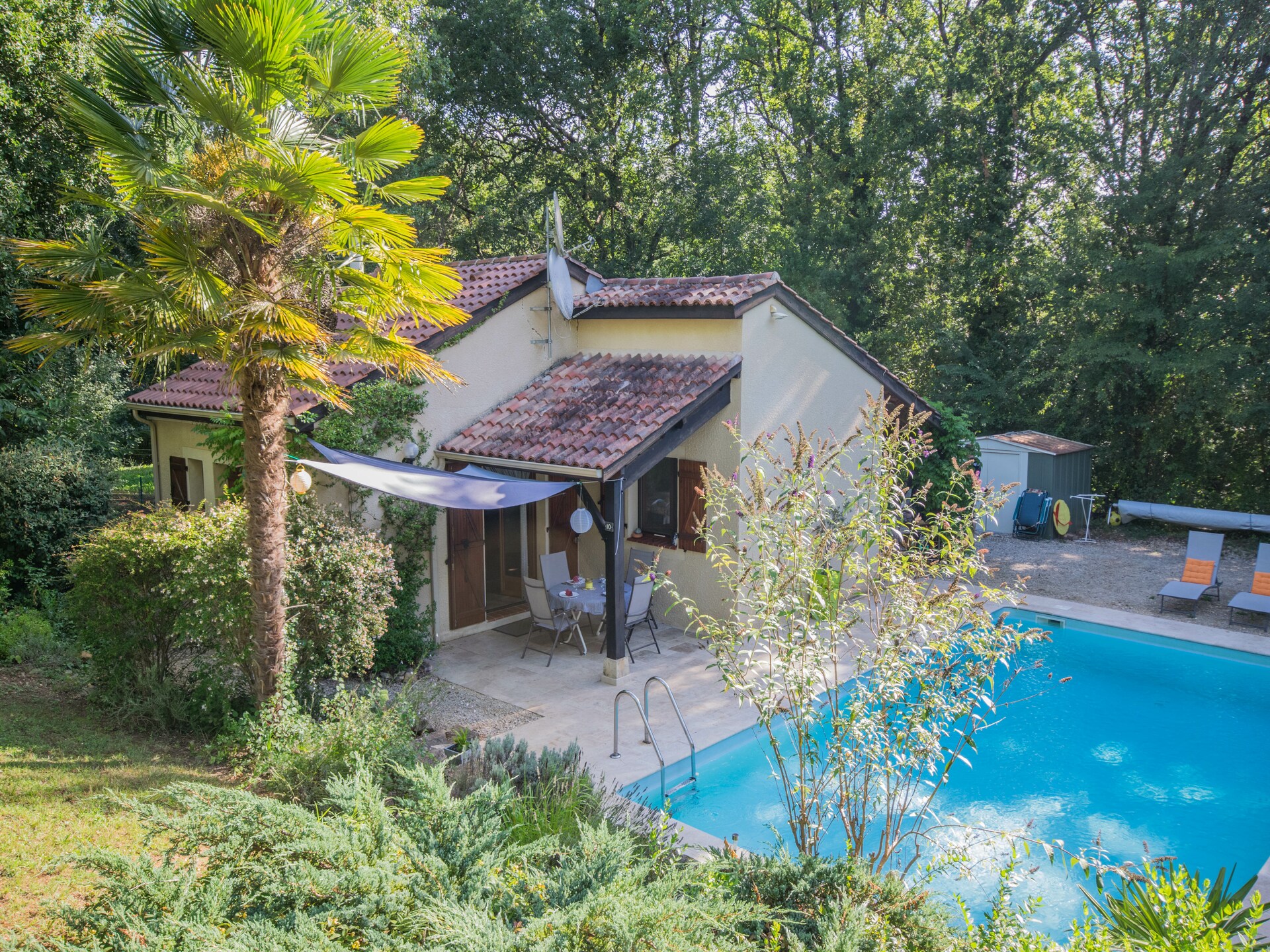 Le Club des cinq: Vrijstaand vakantiehuis met privézwembad aan de golfbaan - foto 1