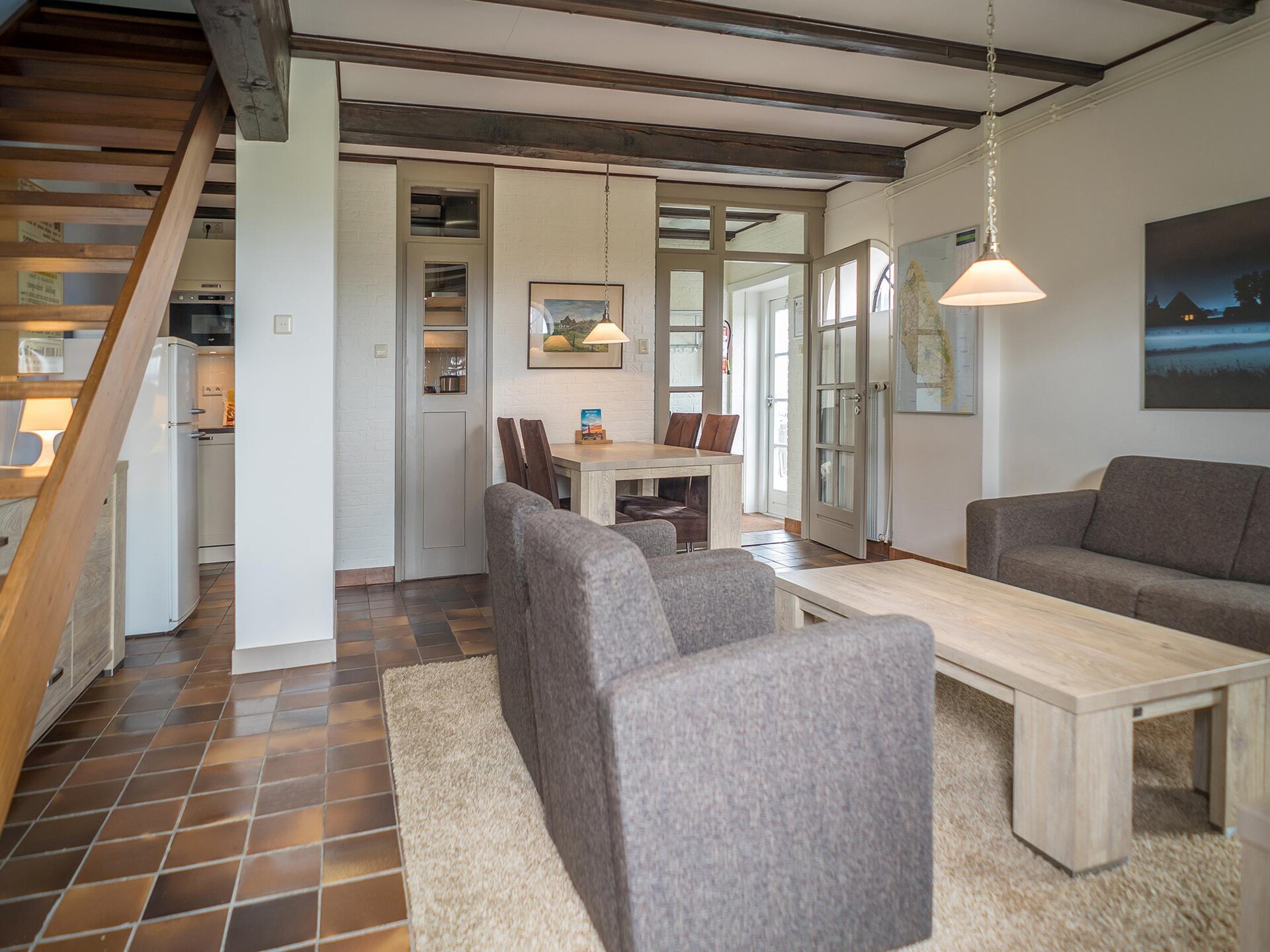 Knus hoekappartement in historische stolpboerderij op Texel, nabij bos en golfbaan - foto 15