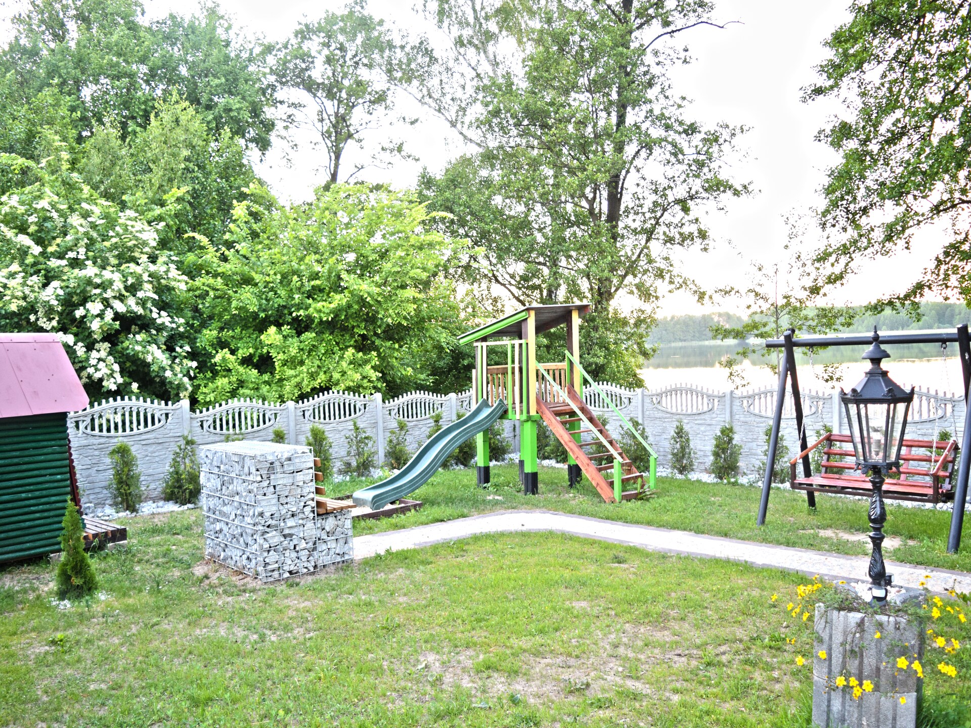 4-persoons vakantiehuis direct aan het meer in Lubrza - foto 29