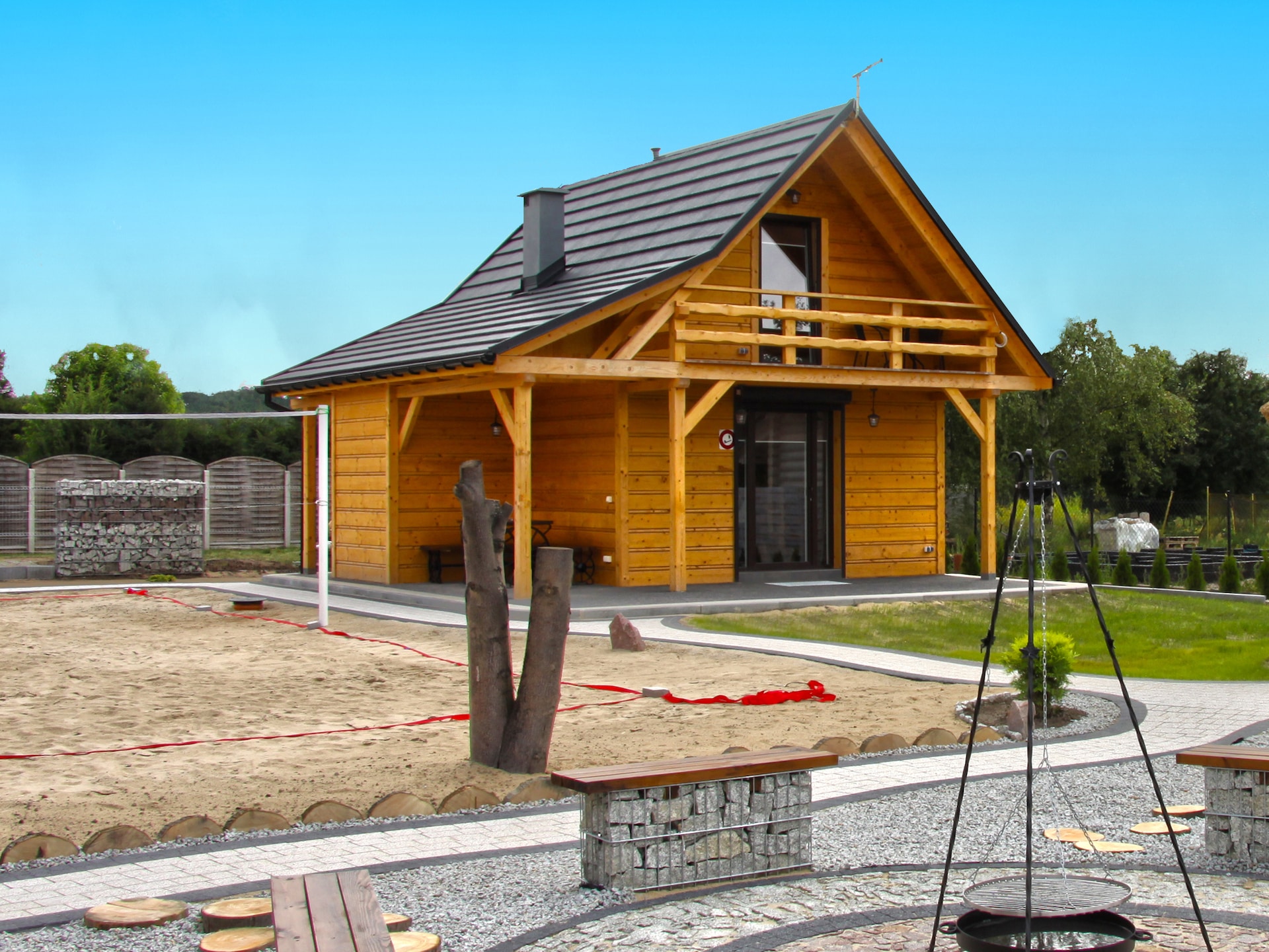 Aan het meer: Rustgevend vakantiehuis in het centrum van Lubrza - foto 5
