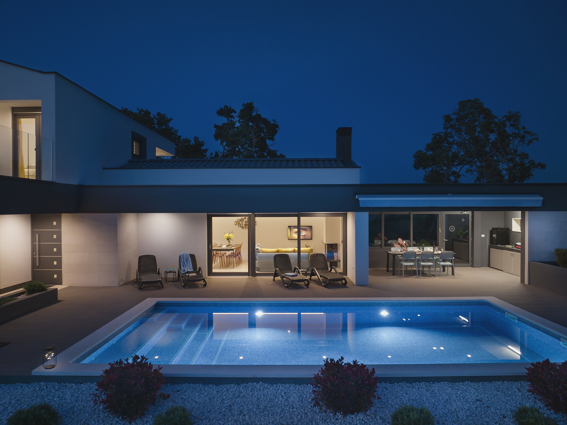 Villa Linea in Valbandon: op 1 km van het centrum en de zee - foto 3