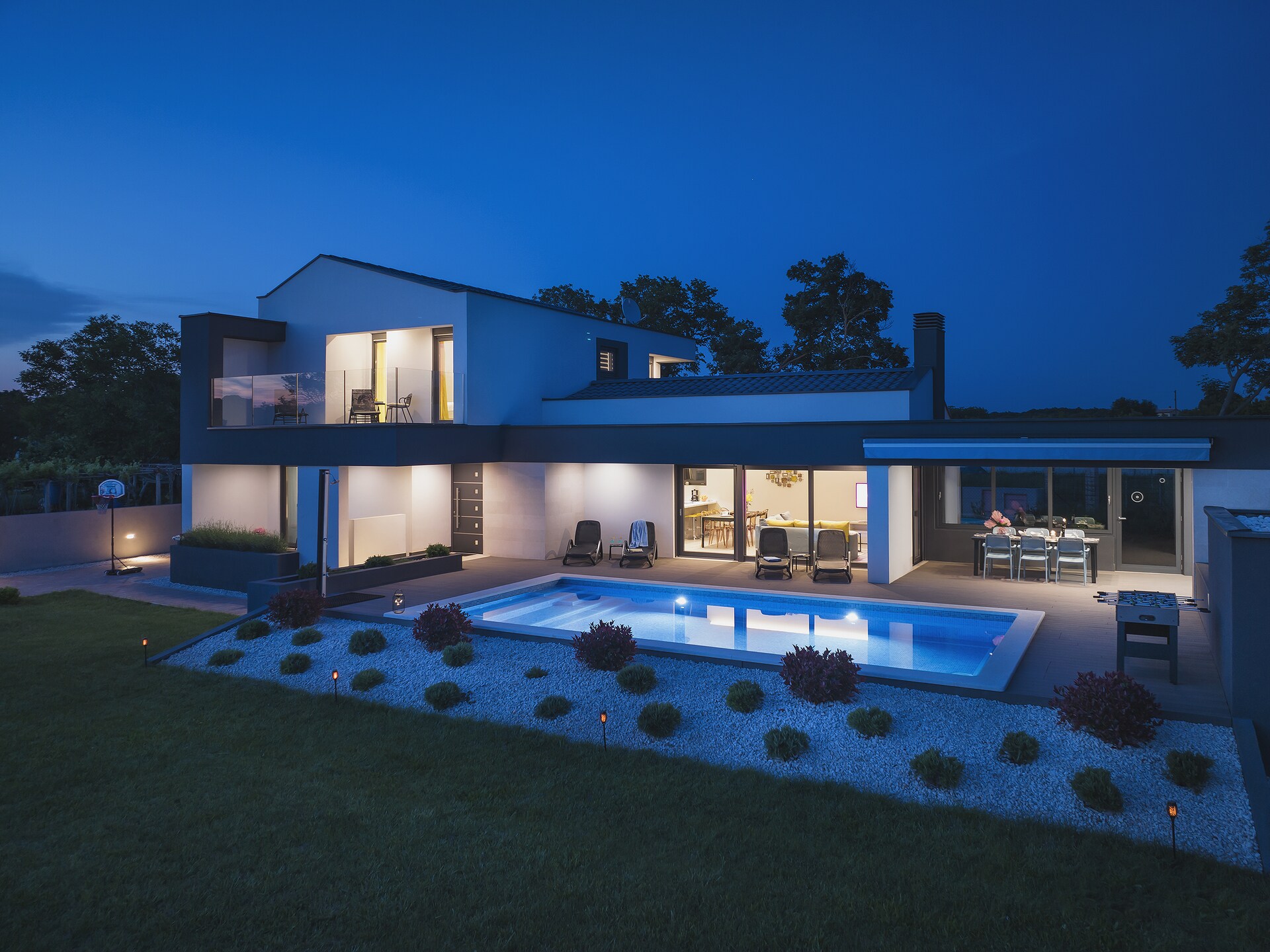 Villa Linea in Valbandon: op 1 km van het centrum en de zee - foto 4