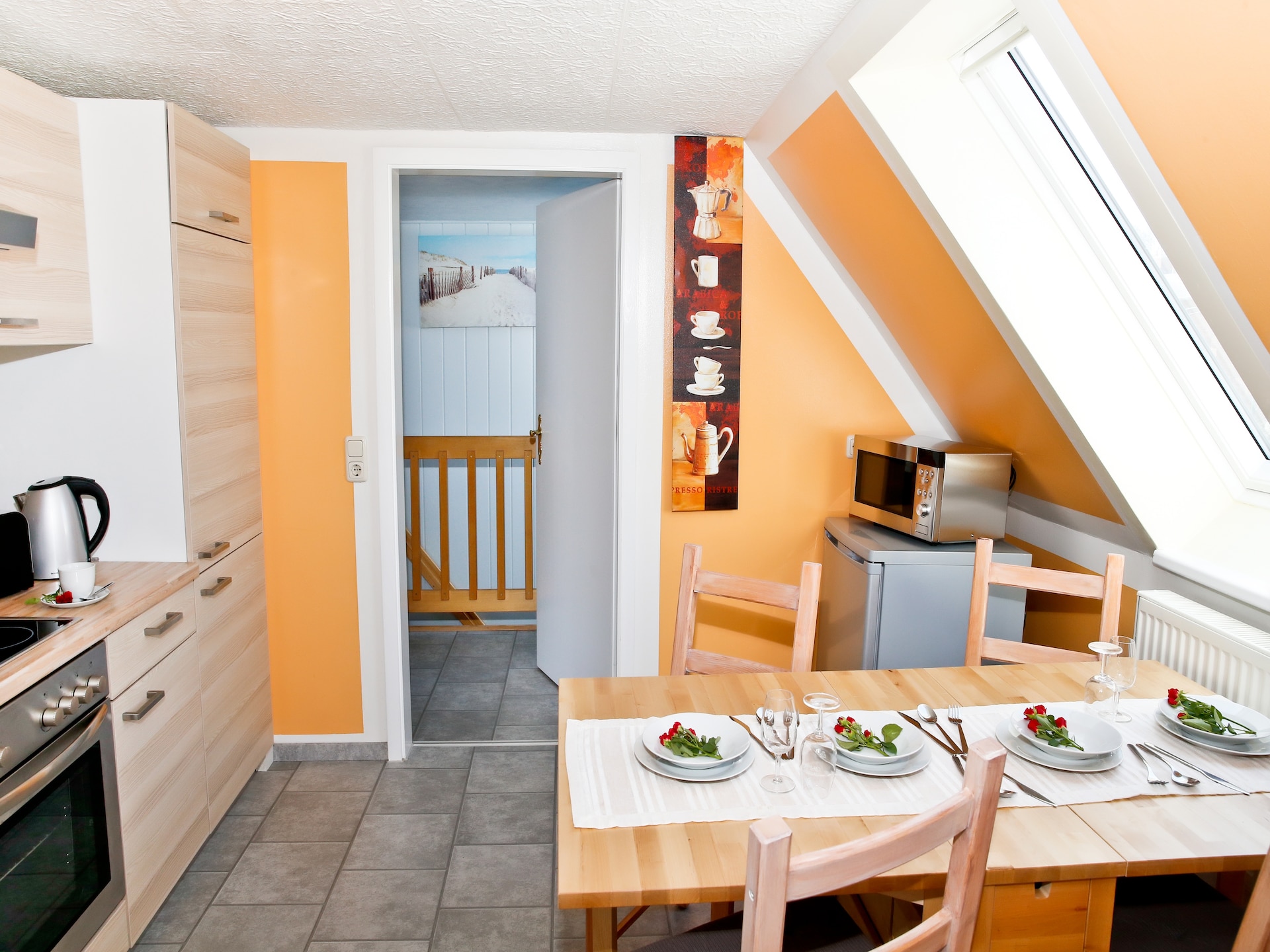 Op 1,4 km van het strand: ruim appartement in Bastorf / Kägsdorf - foto 3