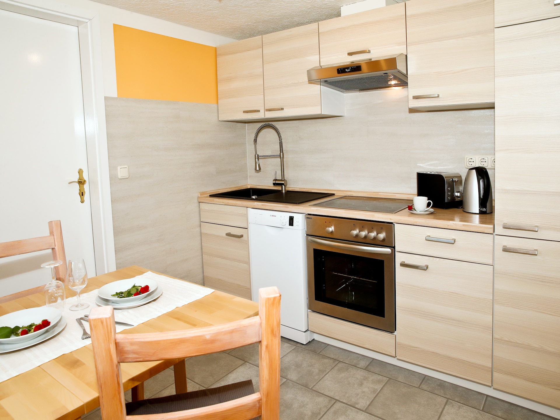 Op 1,4 km van het strand: ruim appartement in Bastorf / Kägsdorf - foto 4
