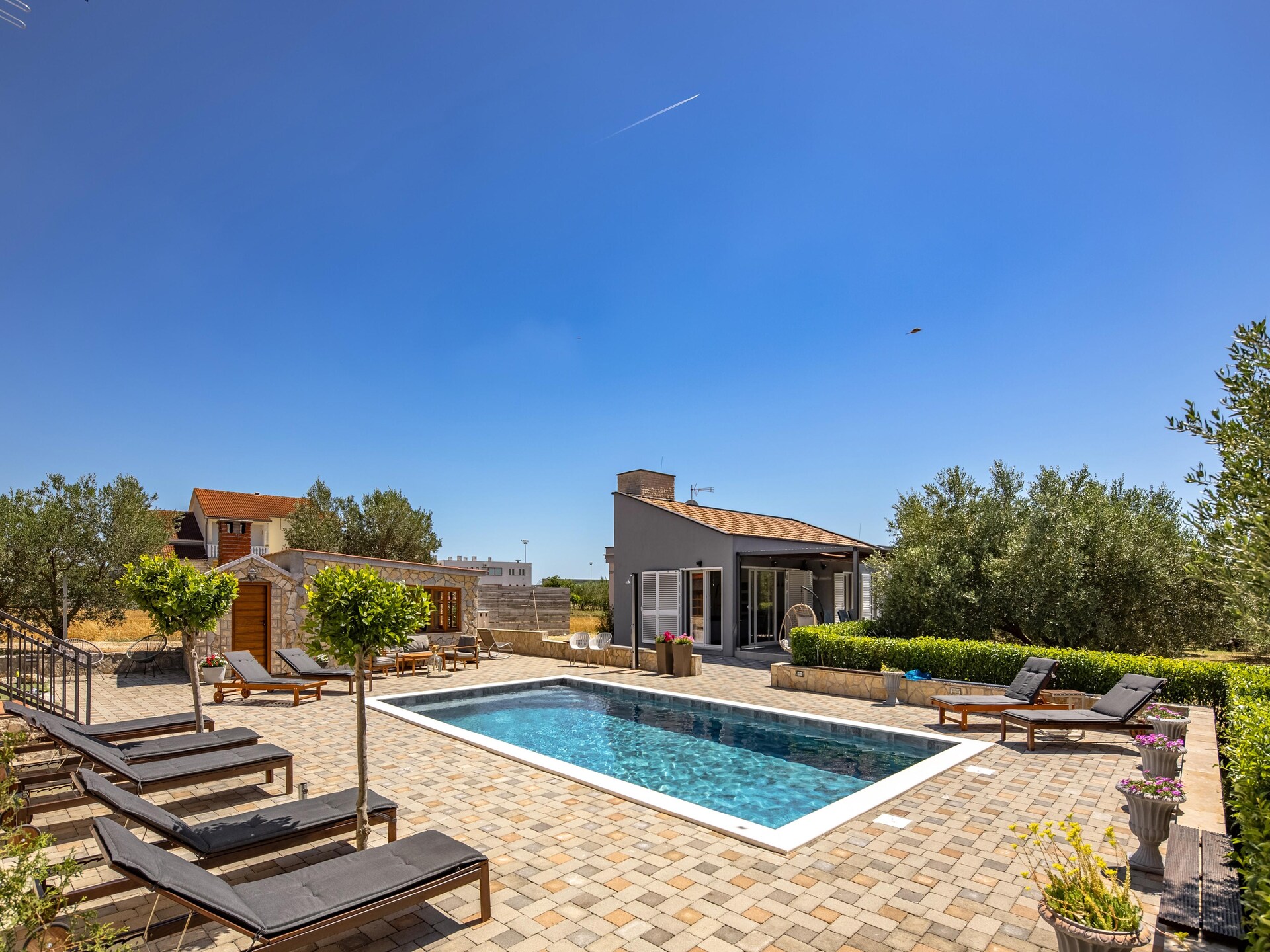 Moderne villa voor 12 personen met privézwembad nabij Zadar - foto 24