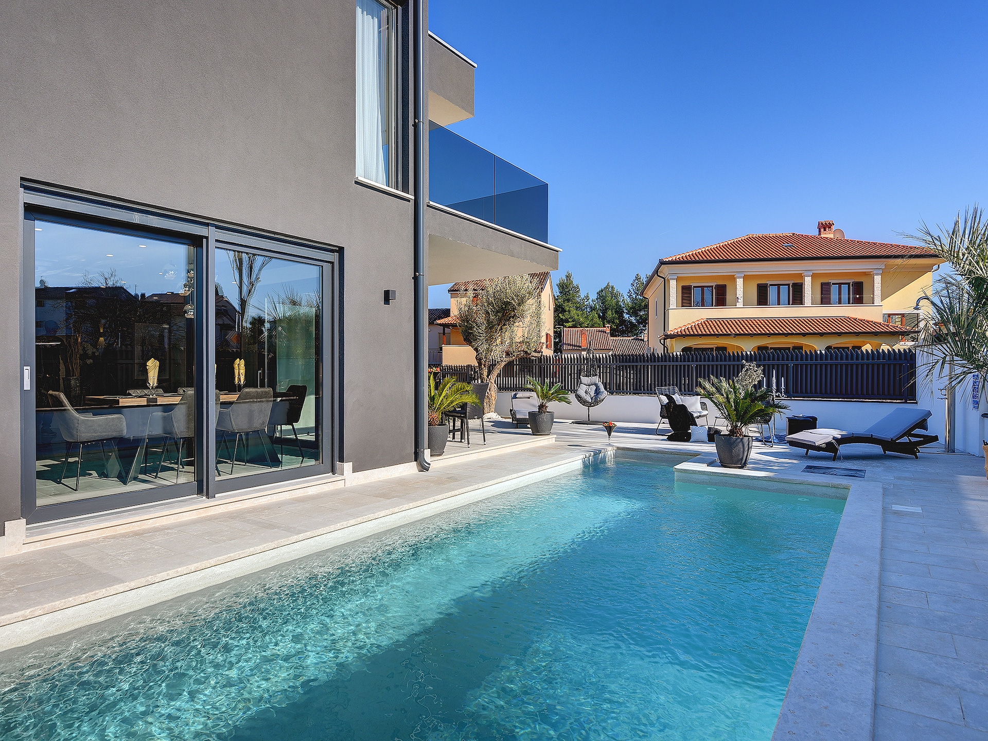 Villa Orion in Rovinj: Elegante villa met privézwembad, sauna en bubbelbad voor 10 personen - foto 13