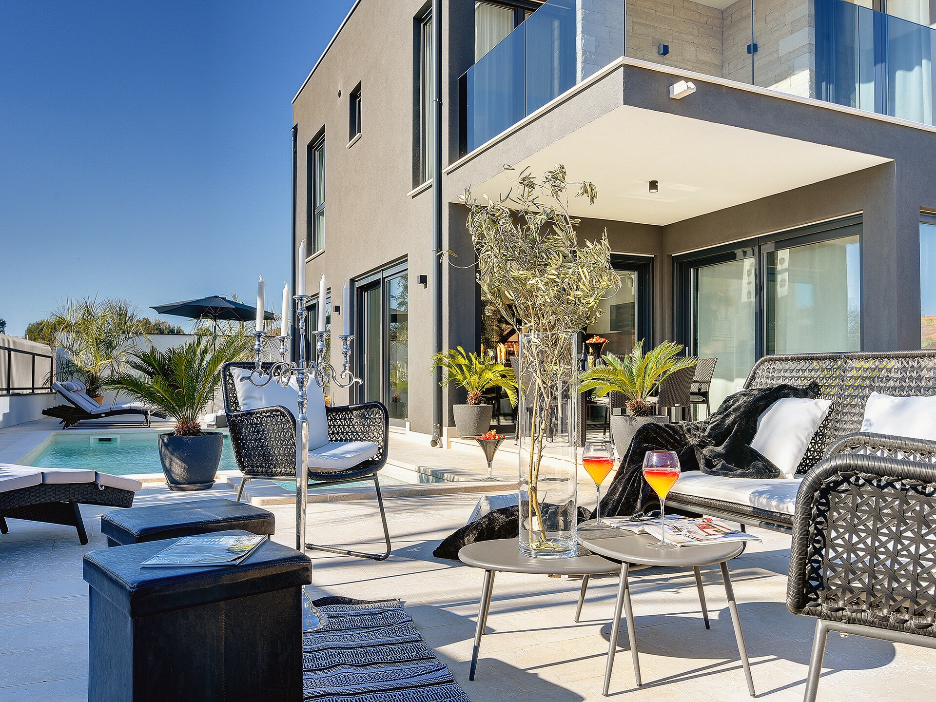 Villa Orion in Rovinj: Elegante villa met privézwembad, sauna en bubbelbad voor 10 personen - foto 8