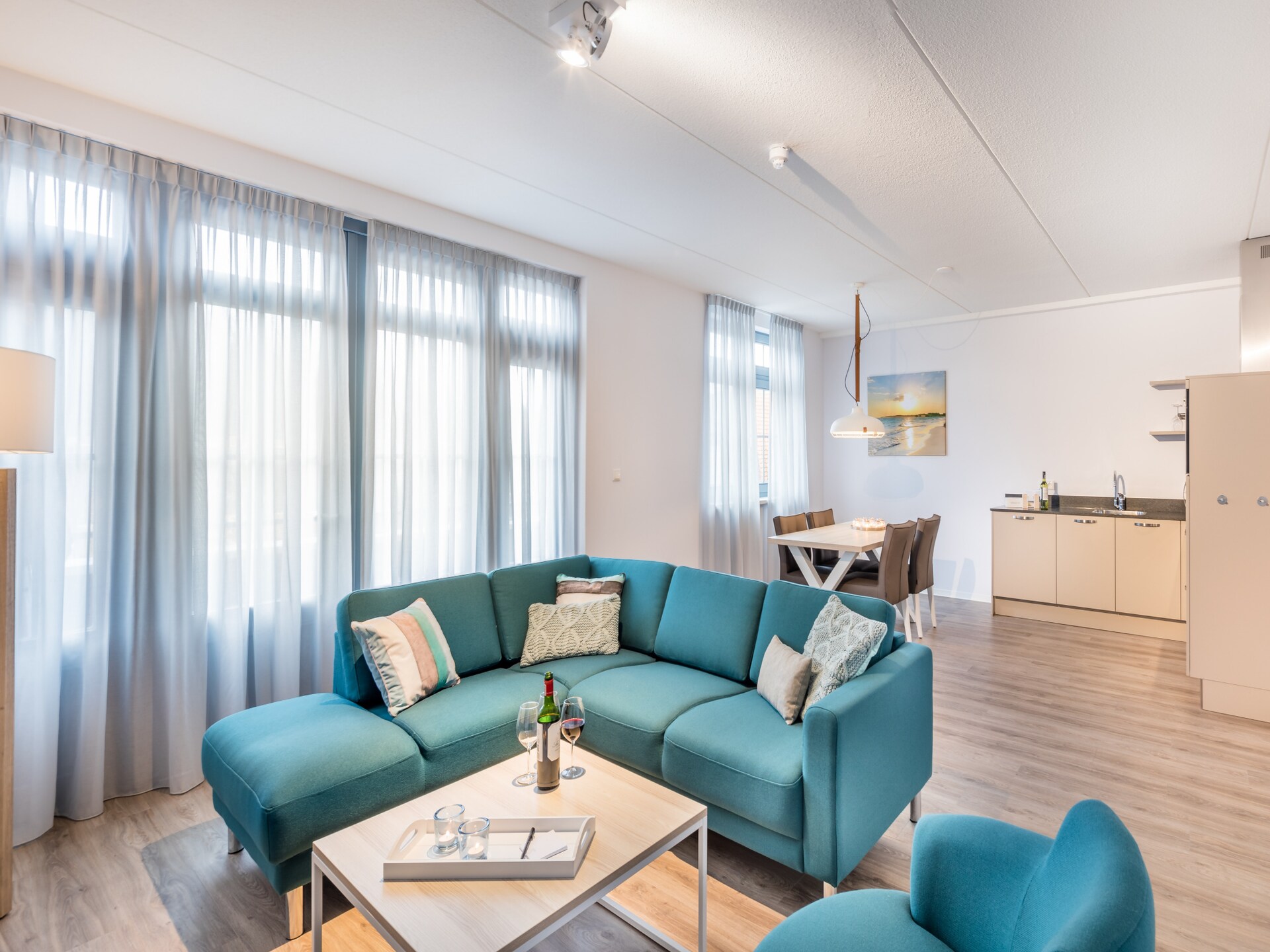 Stijlvol appartement in Noordzee Résidence Dishoek, 75m², 4 pers. - foto 2