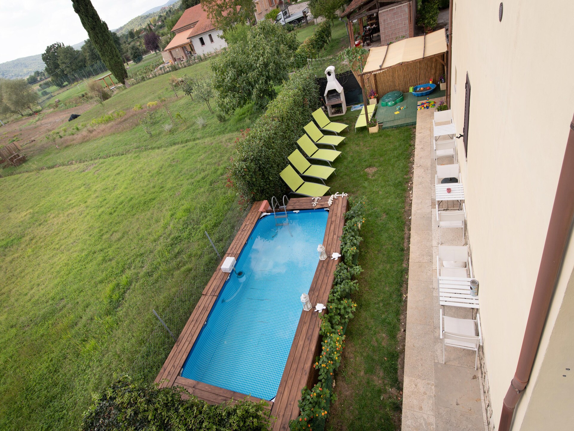 Gelijkvloers Toscaans vakantiehuis met privétuin en zwembad in Lucignano - foto 10