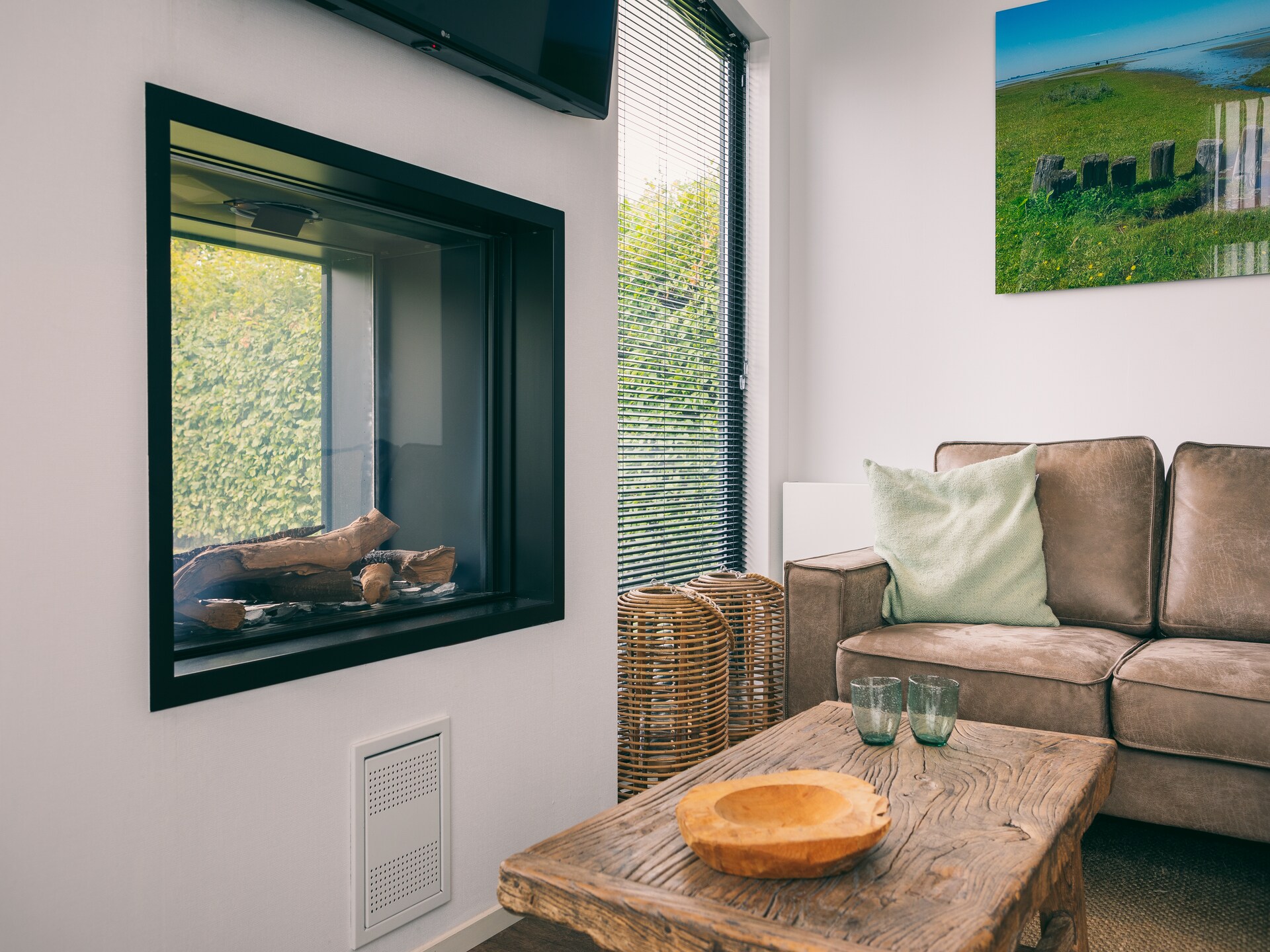 Duurzame 4-persoonsbungalow aan natuurgebied in Herkingen - foto 4
