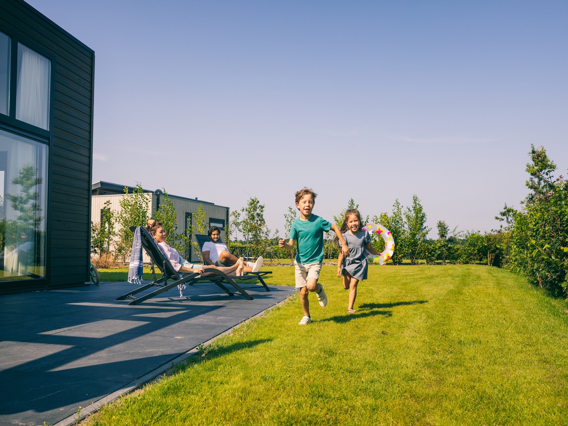 Duurzame 4-persoonsbungalow aan natuurgebied in Herkingen - foto 19
