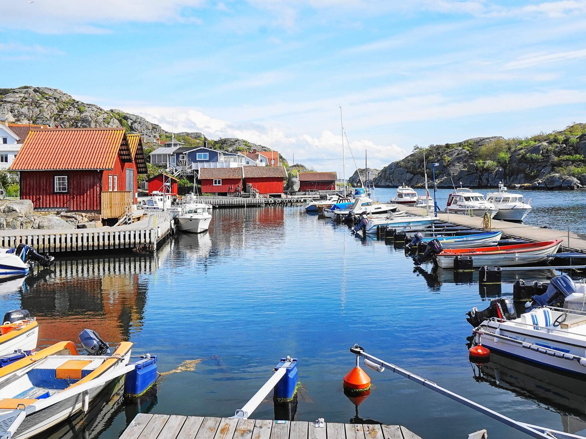 Panoramazicht op zee: modern vakantiehuisje bij Rönnäng, Tjörn - foto 14