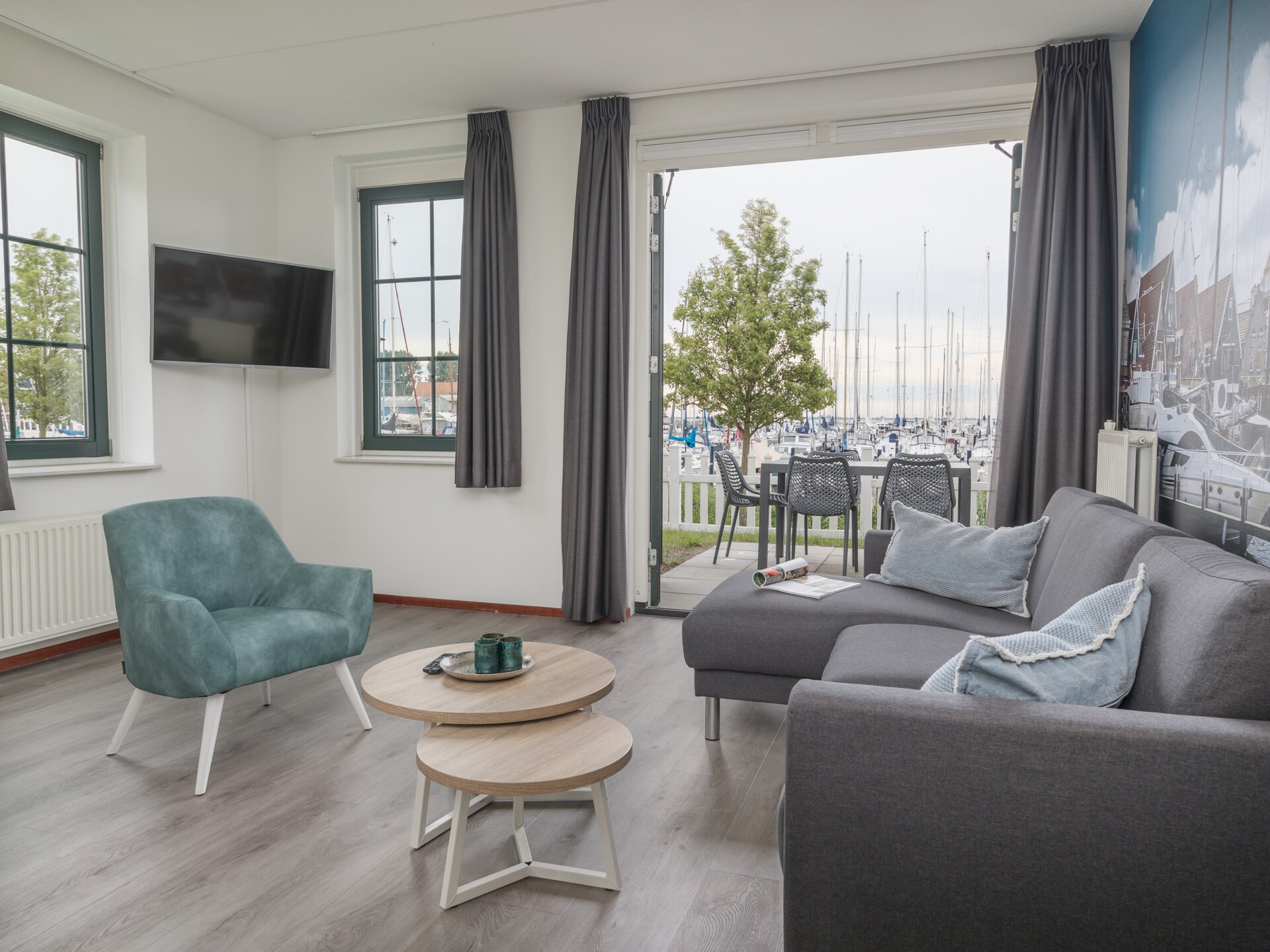 Licht appartement in Marinapark Volendam met tuin, 2 badkamers en huisdieren welkom - foto 10