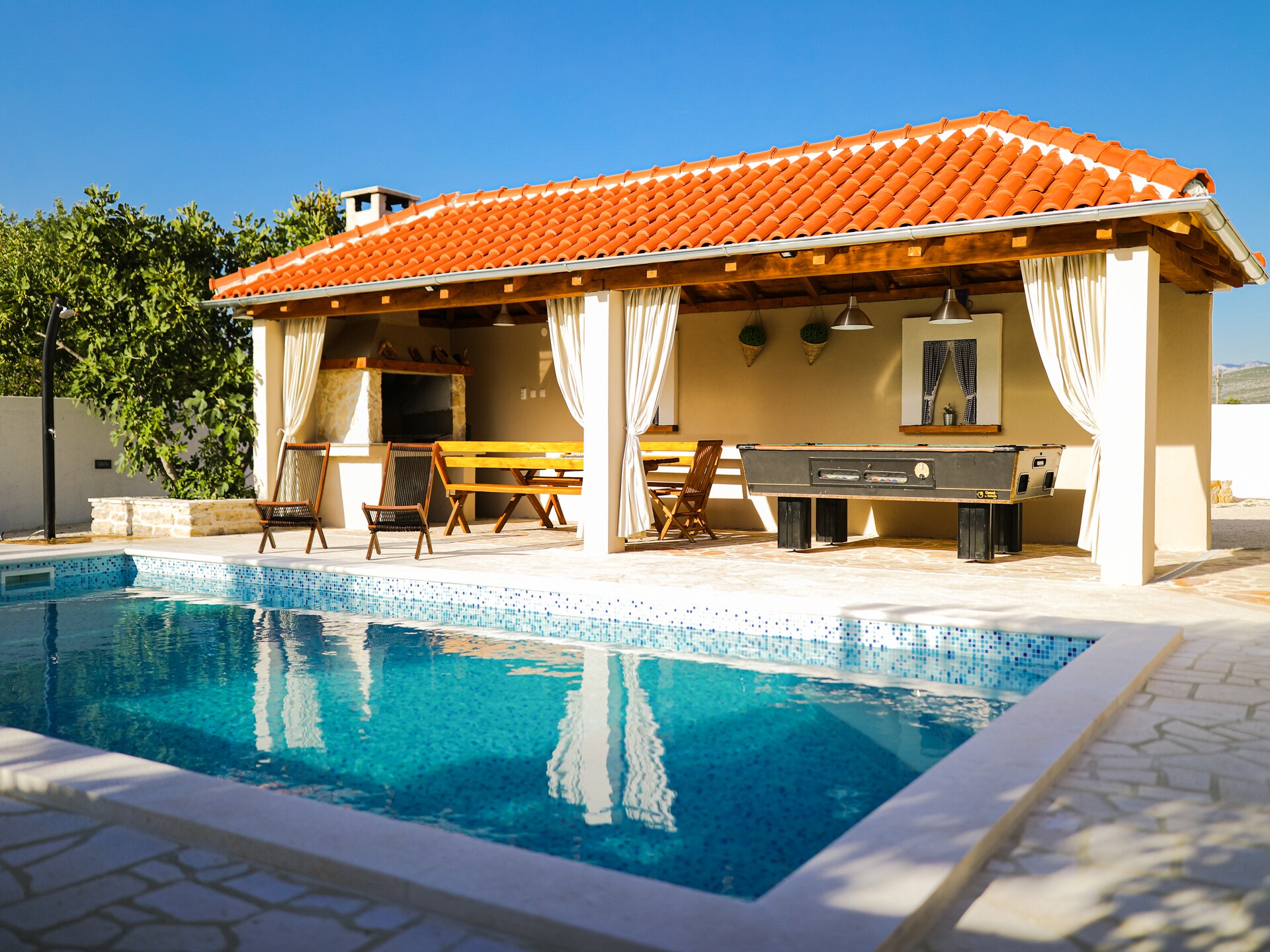 Villa Barka met privézwembad en biljart nabij Zadar - foto 7