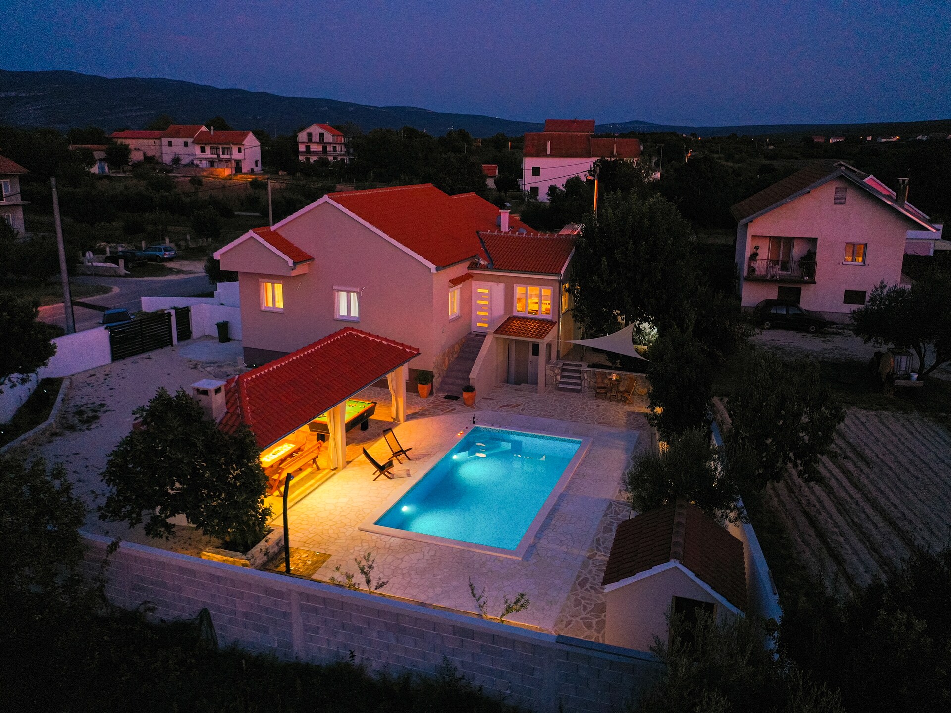 Villa Barka met privézwembad en biljart nabij Zadar - foto 34