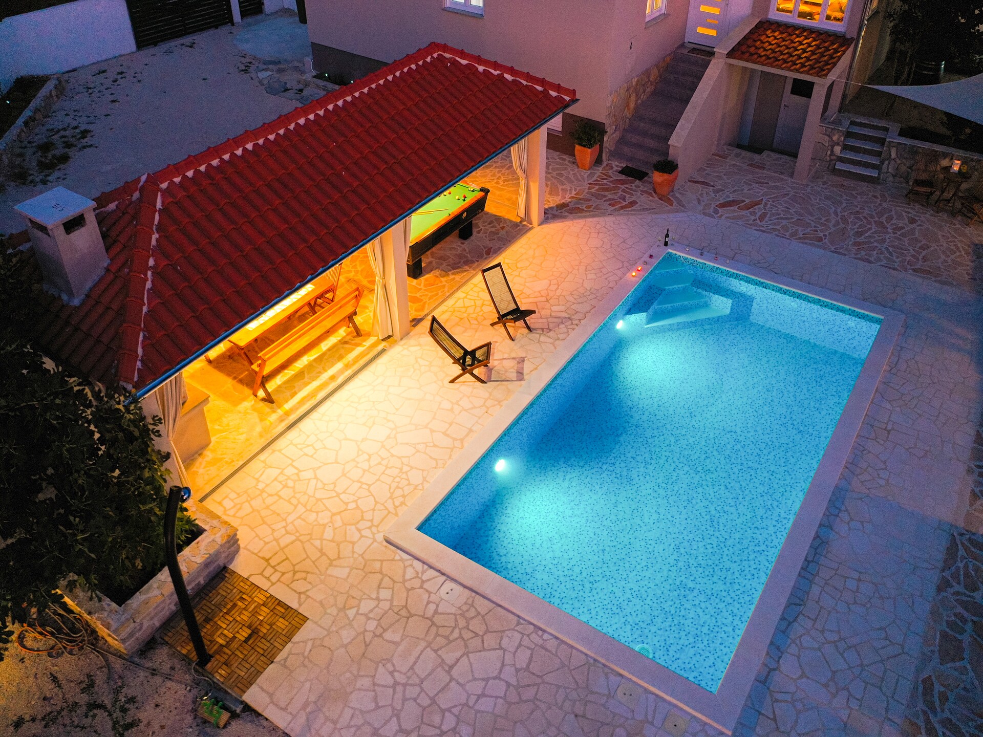 Villa Barka met privézwembad en biljart nabij Zadar - foto 39