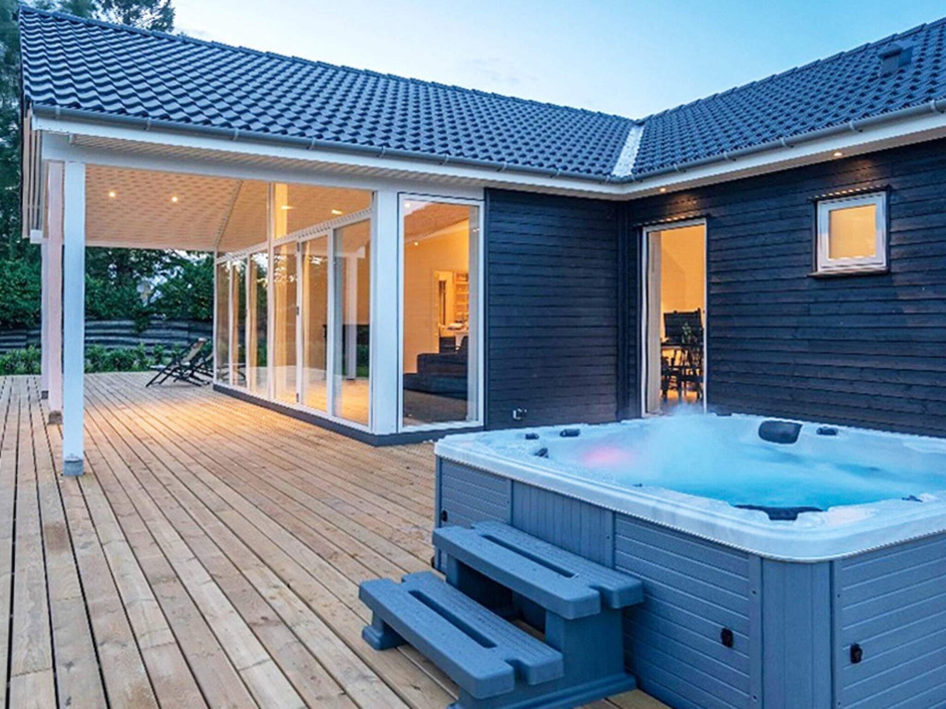 Luxe vakantiehuis voor 14 personen met whirlpool, sauna en activiteitenruimte op 500m van zee - foto 11
