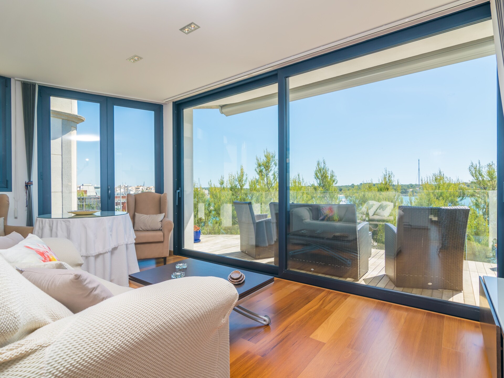 Appartement Llevant: Uitzicht op de haven van Portocolom - foto 24